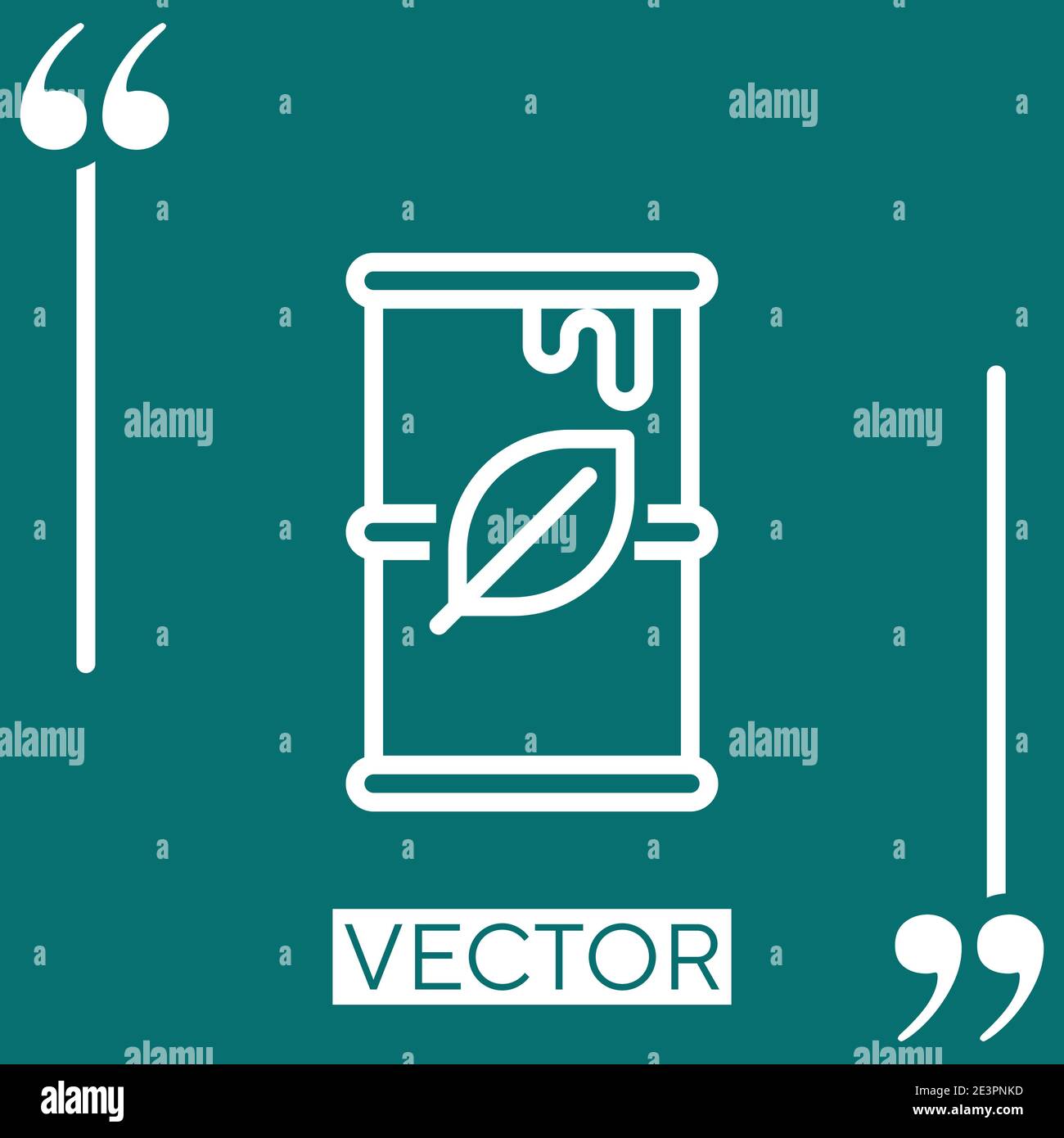 fuel vector icon Linear icon. Editable stroke line Stock Vector Image ...