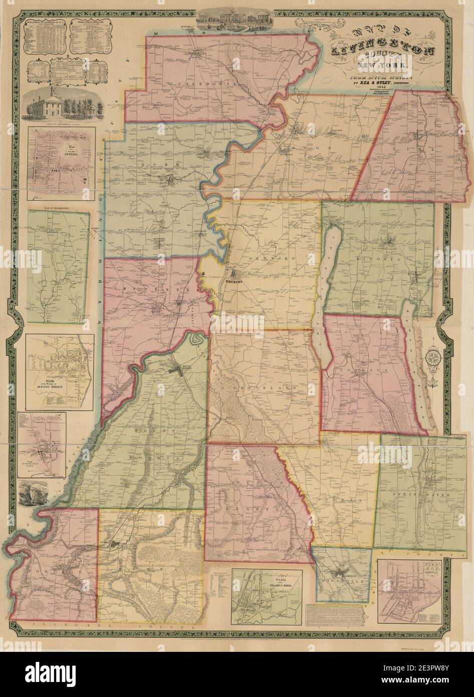 Map of livingston hires stock photography and images Alamy