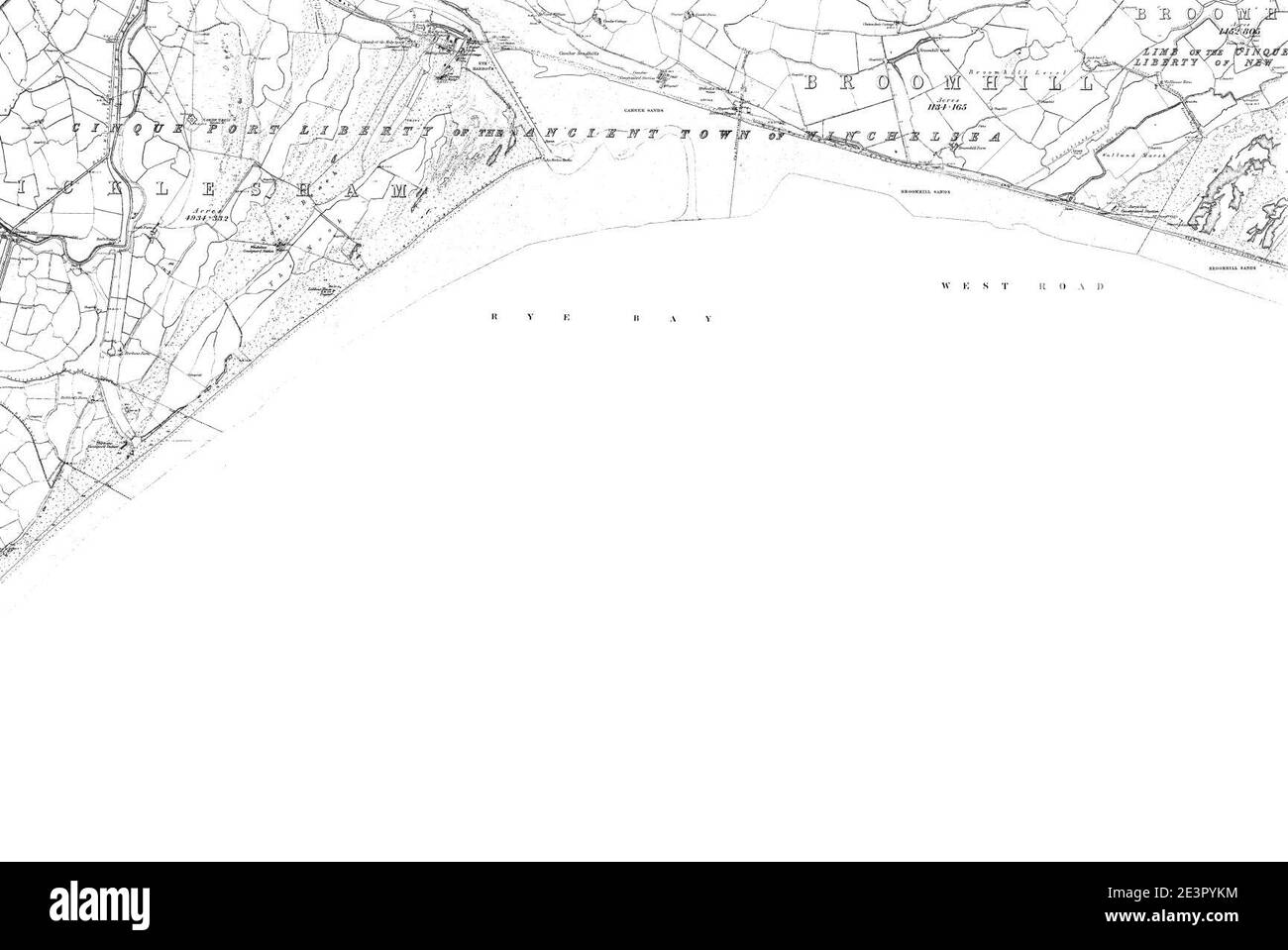 Map of Kent Sheet 085, Ordnance Survey, 1869-1882 Stock Photo - Alamy