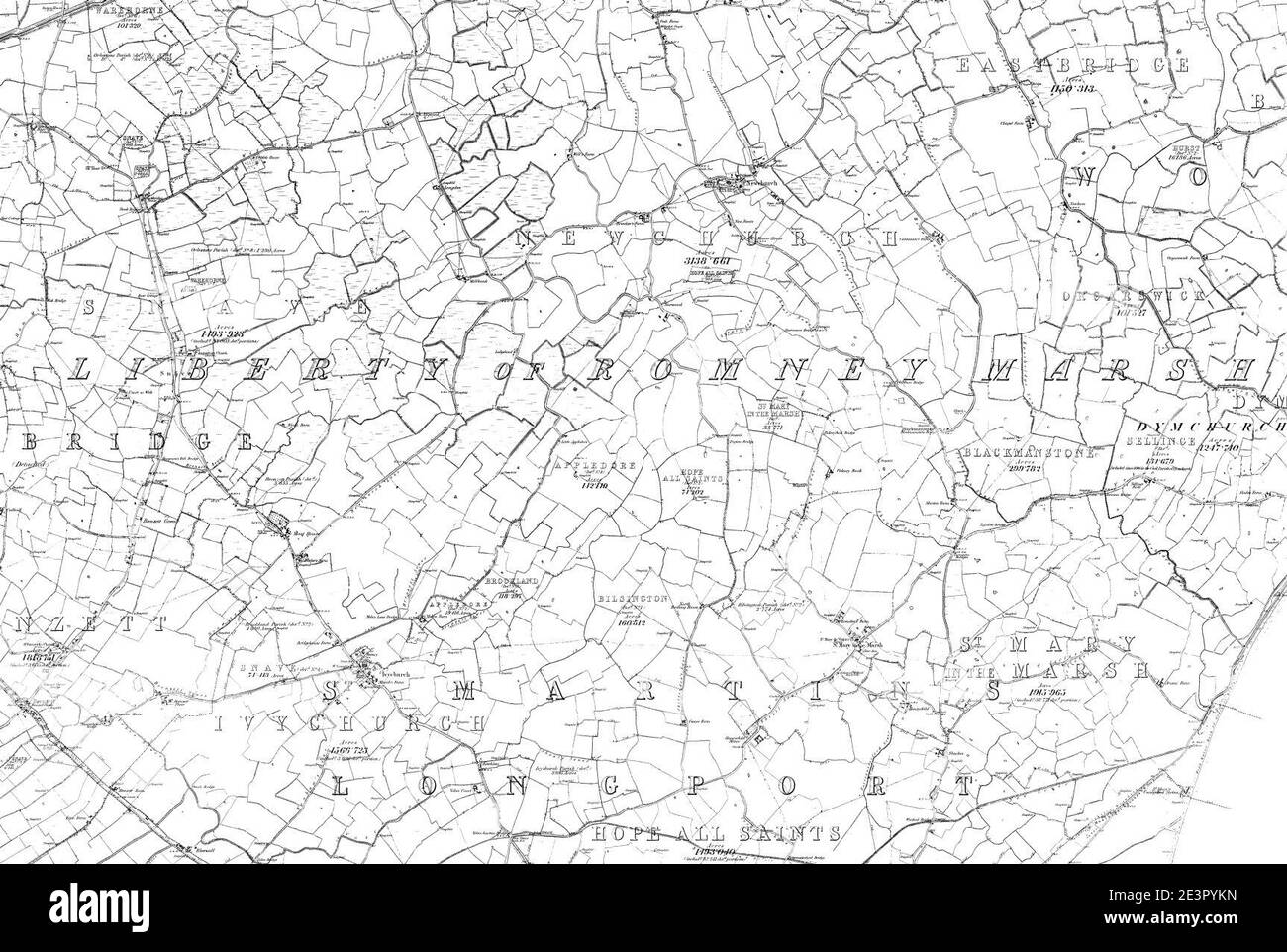 Map of Kent Sheet 081, Ordnance Survey, 1869-1882 Stock Photo - Alamy