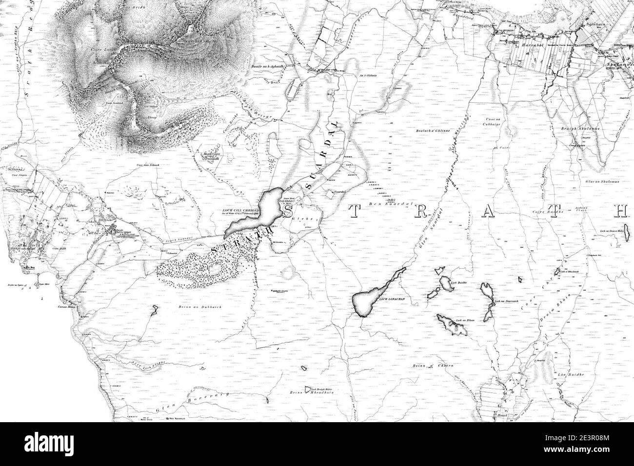 Map of the isle of skye hi-res stock photography and images - Alamy