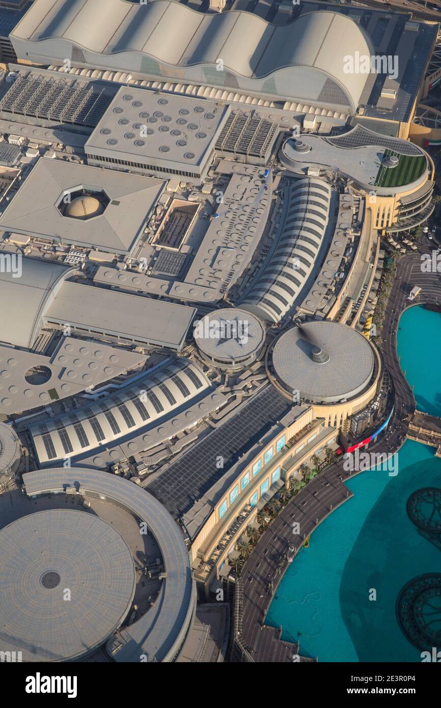 United Arab Emirates, Dubai, View of Dubai Mall Stock Photo Alamy