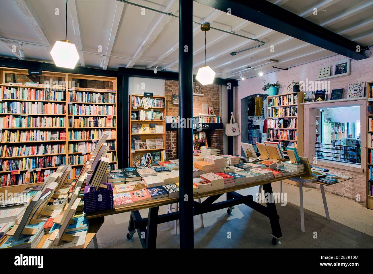 USA / New York City / Brooklyn / Bookstores / Indie bookstore Books Are Magic in Brooklyn , New York . Stock Photo