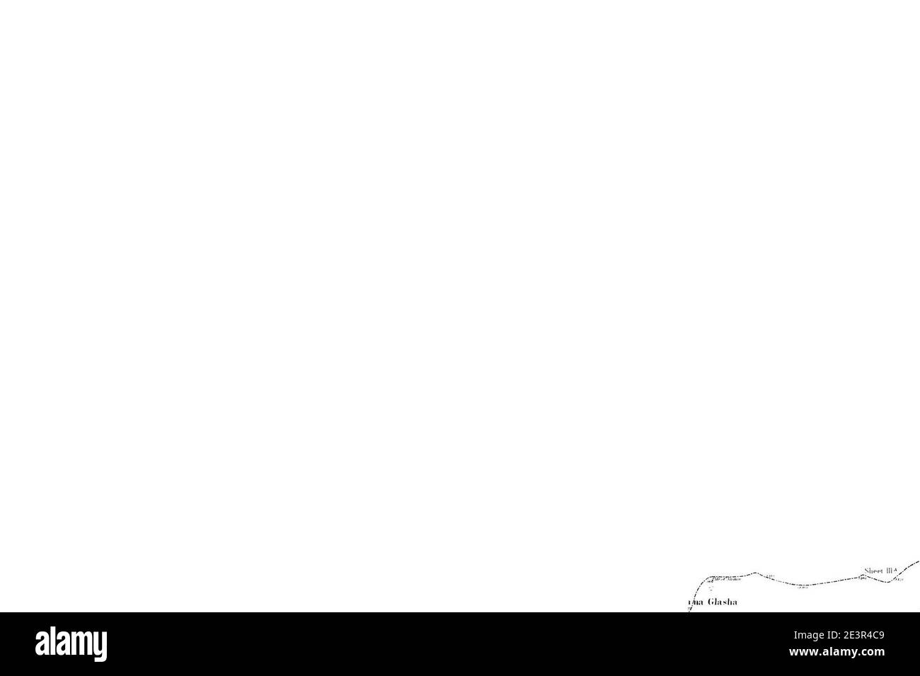 Map of Forfarshire Sheet 203, Ordnance Survey, 1865-1869 Stock Photo ...