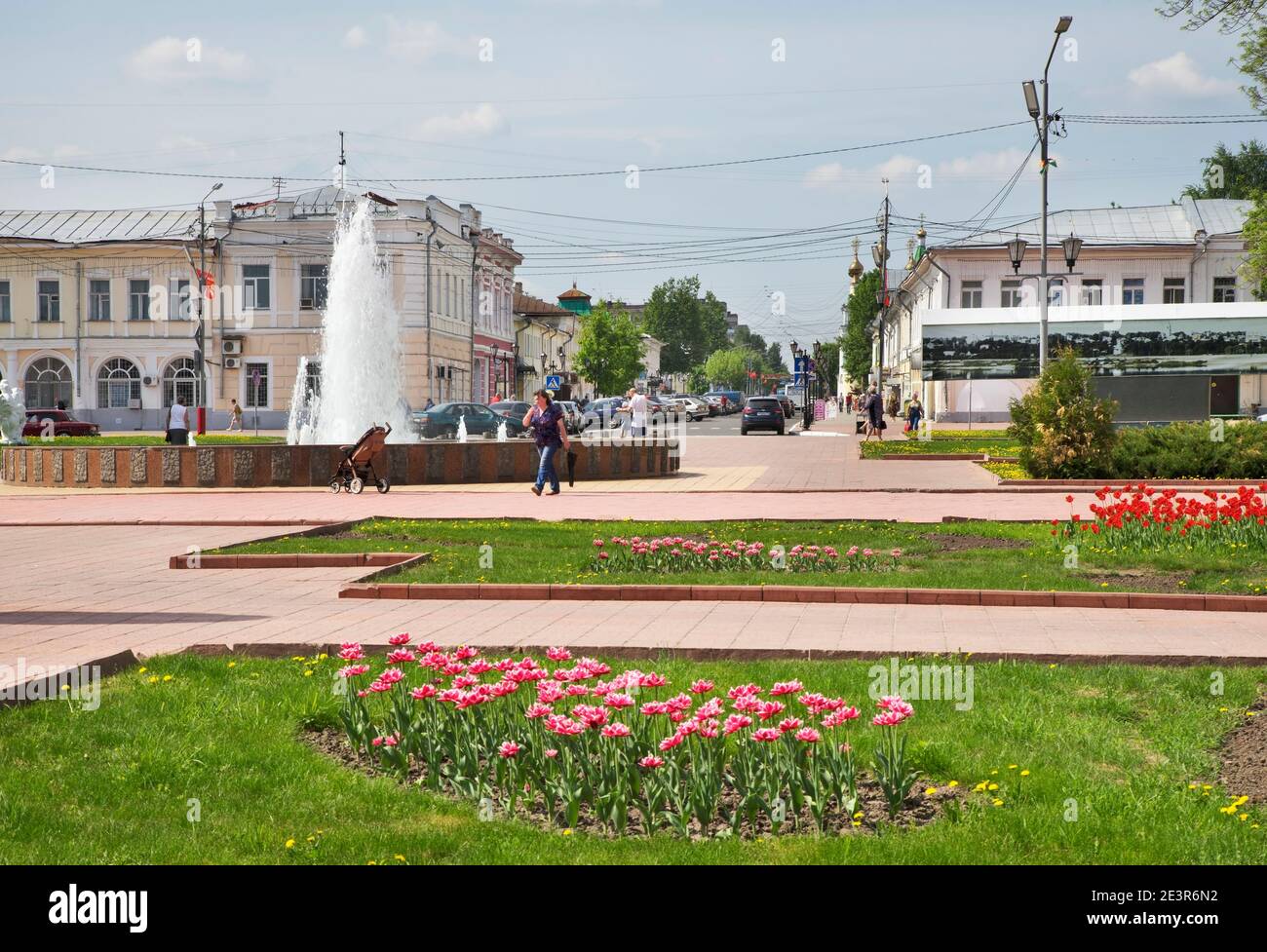 Square of 1100th Anniversary of Murom in Murom. Russia Stock Photo - Alamy