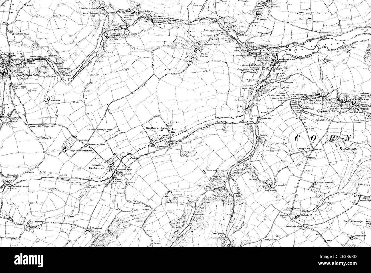 Ordnance Survey Map Devon Map Of Devon Os Map Name 127-Nw, Ordnance Survey, 1862-1898 Stock Photo -  Alamy
