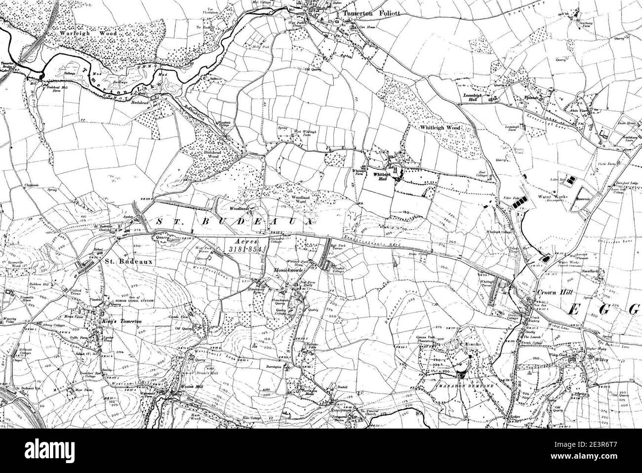 Ordnance Survey Map Devon Map Of Devon Os Map Name 117-Se, Ordnance Survey, 1862-1898 Stock Photo -  Alamy