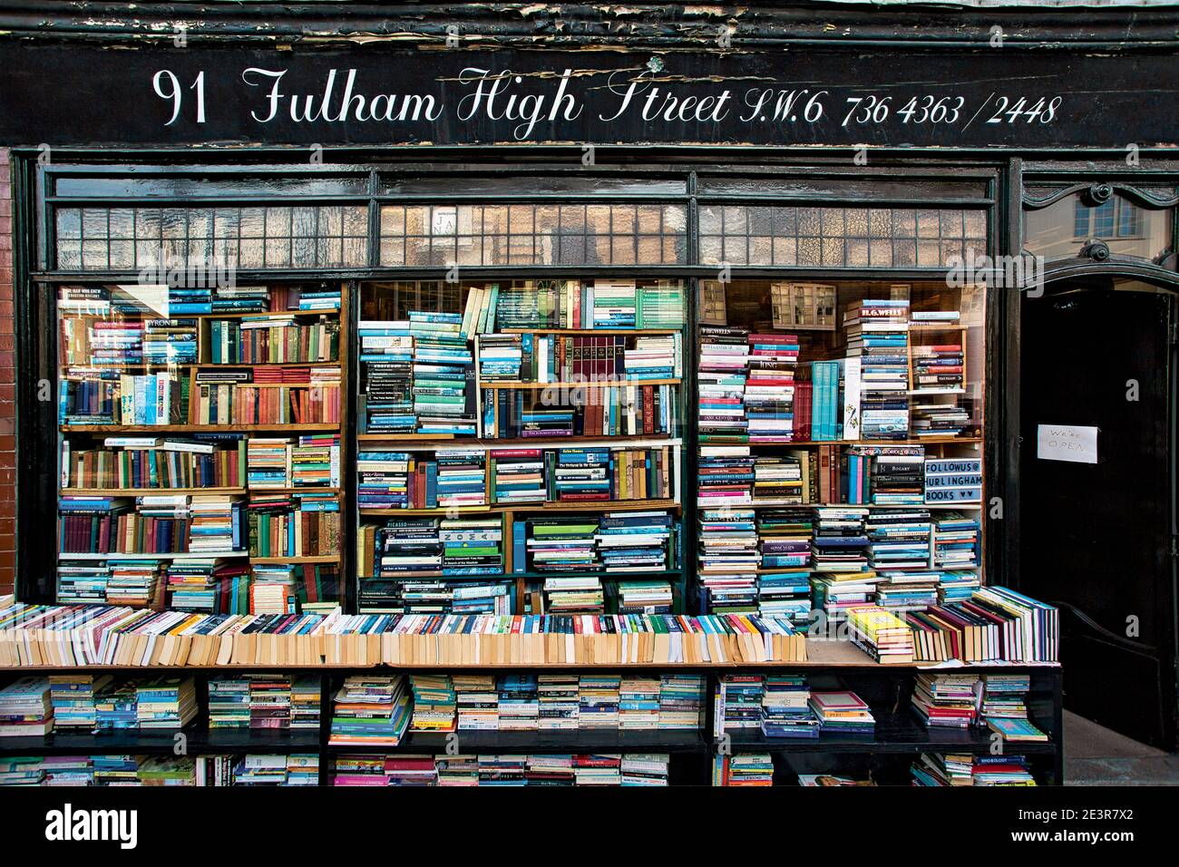 GREAT BRITAN / London / Bookstores / Hurlingham Books in London . Stock Photo