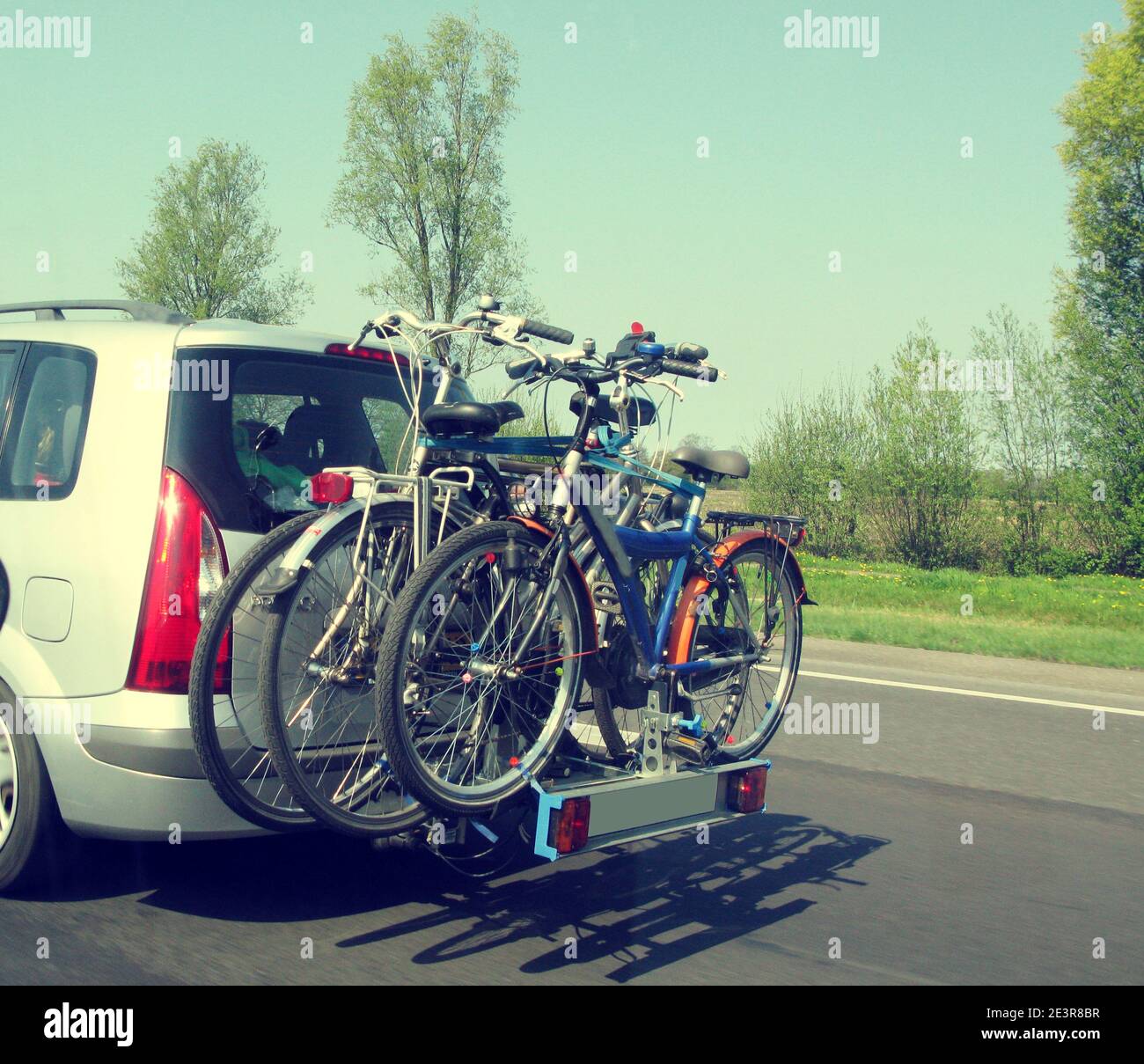 Bike on back on sale of car
