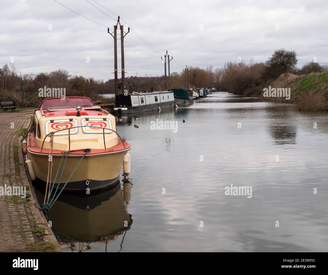 River Lea Stock Photo