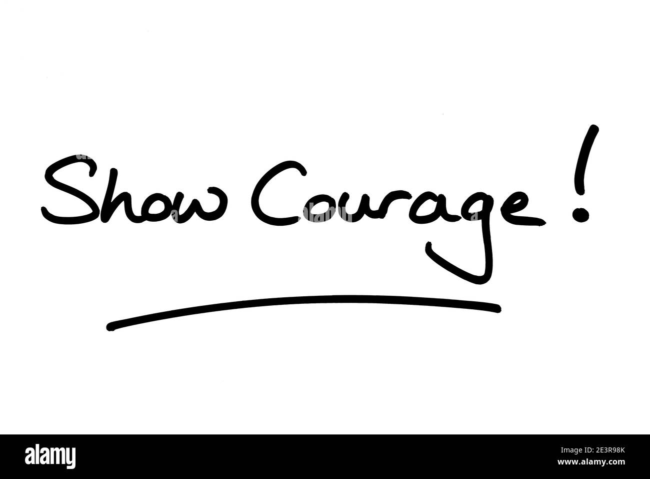 Courage sign Cut Out Stock Images & Pictures - Alamy