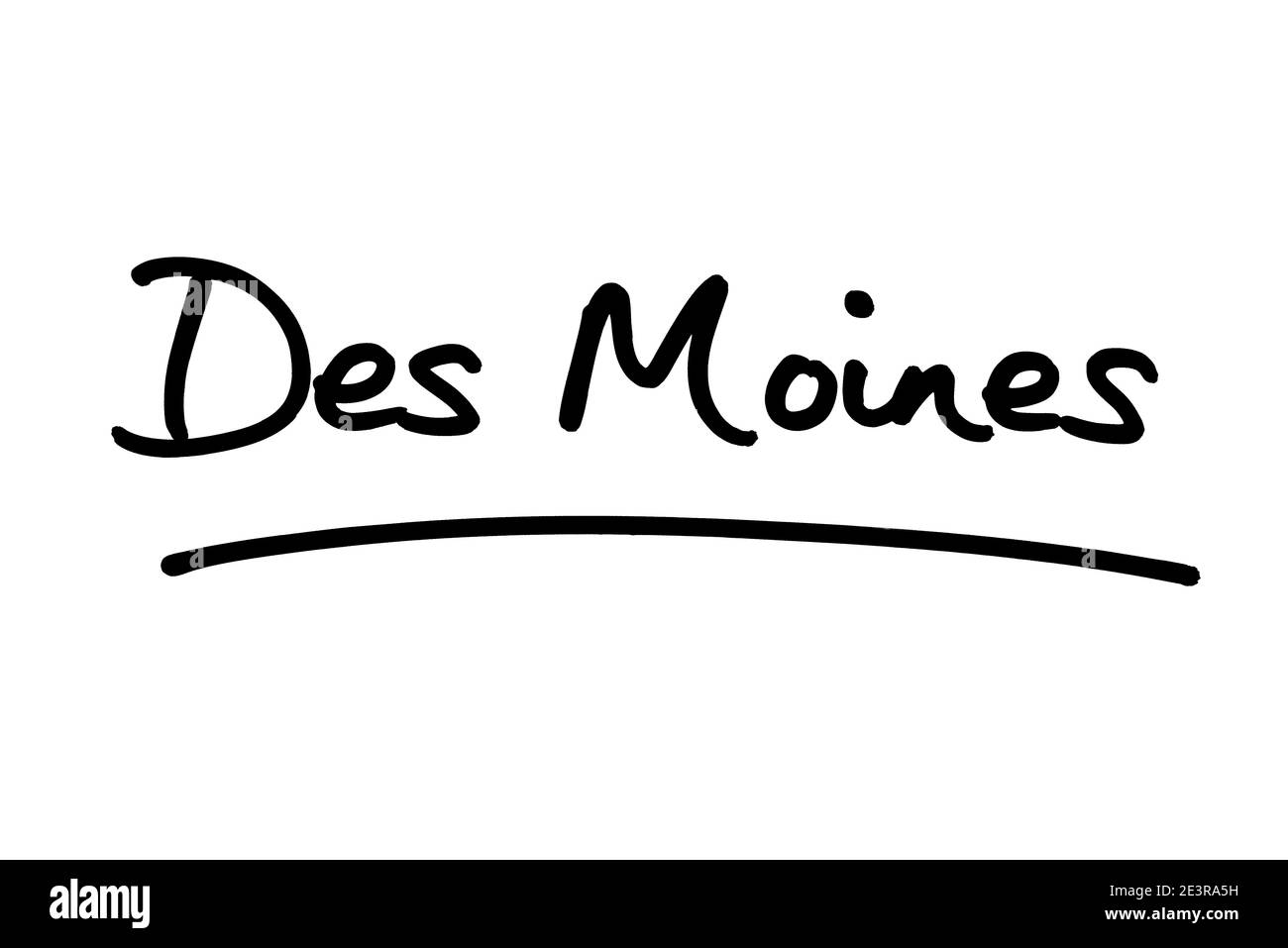 Des Moines the capital city of the state of Iowa, in the United