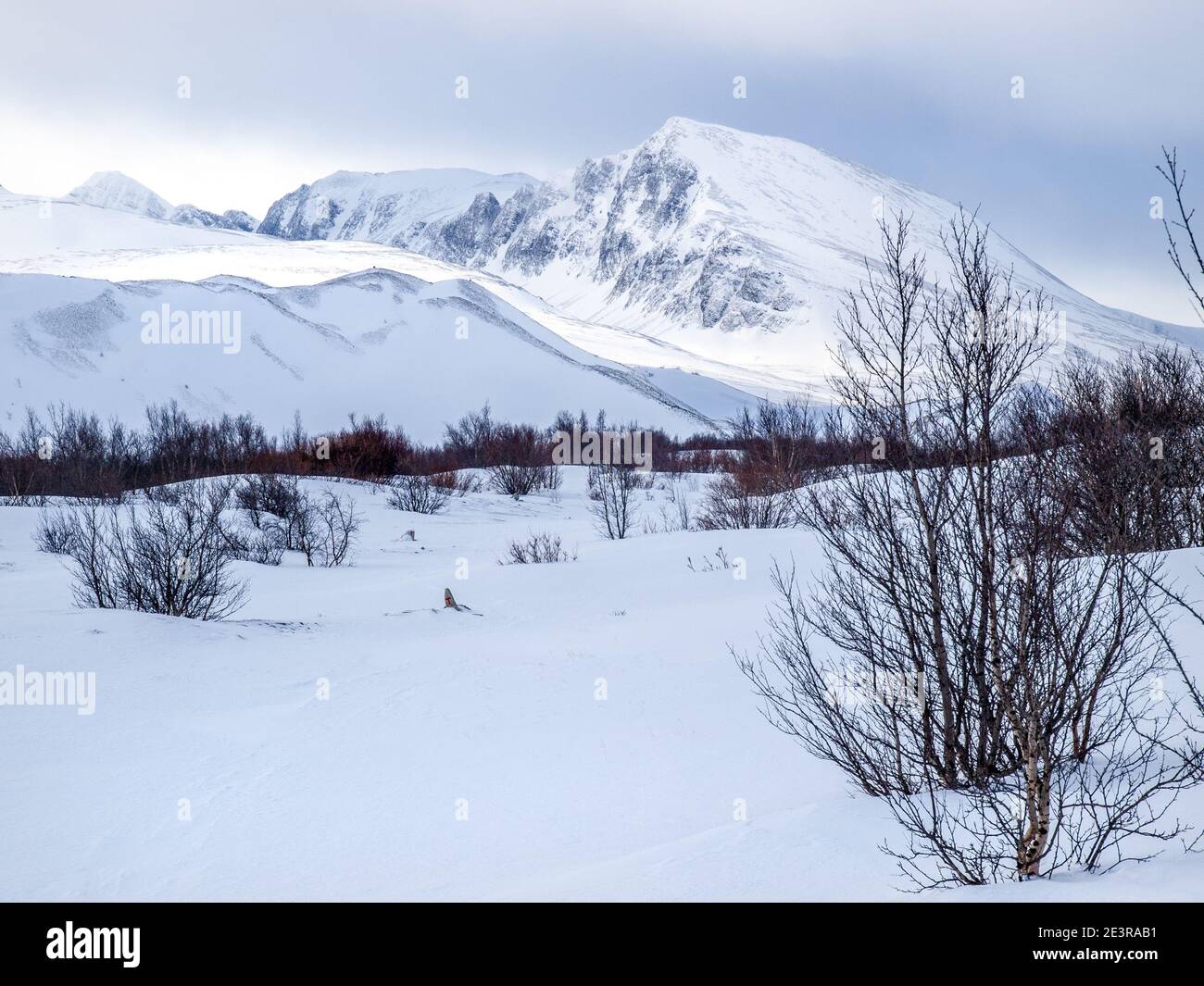 The Rondane National Park, Norway in winter Stock Photo