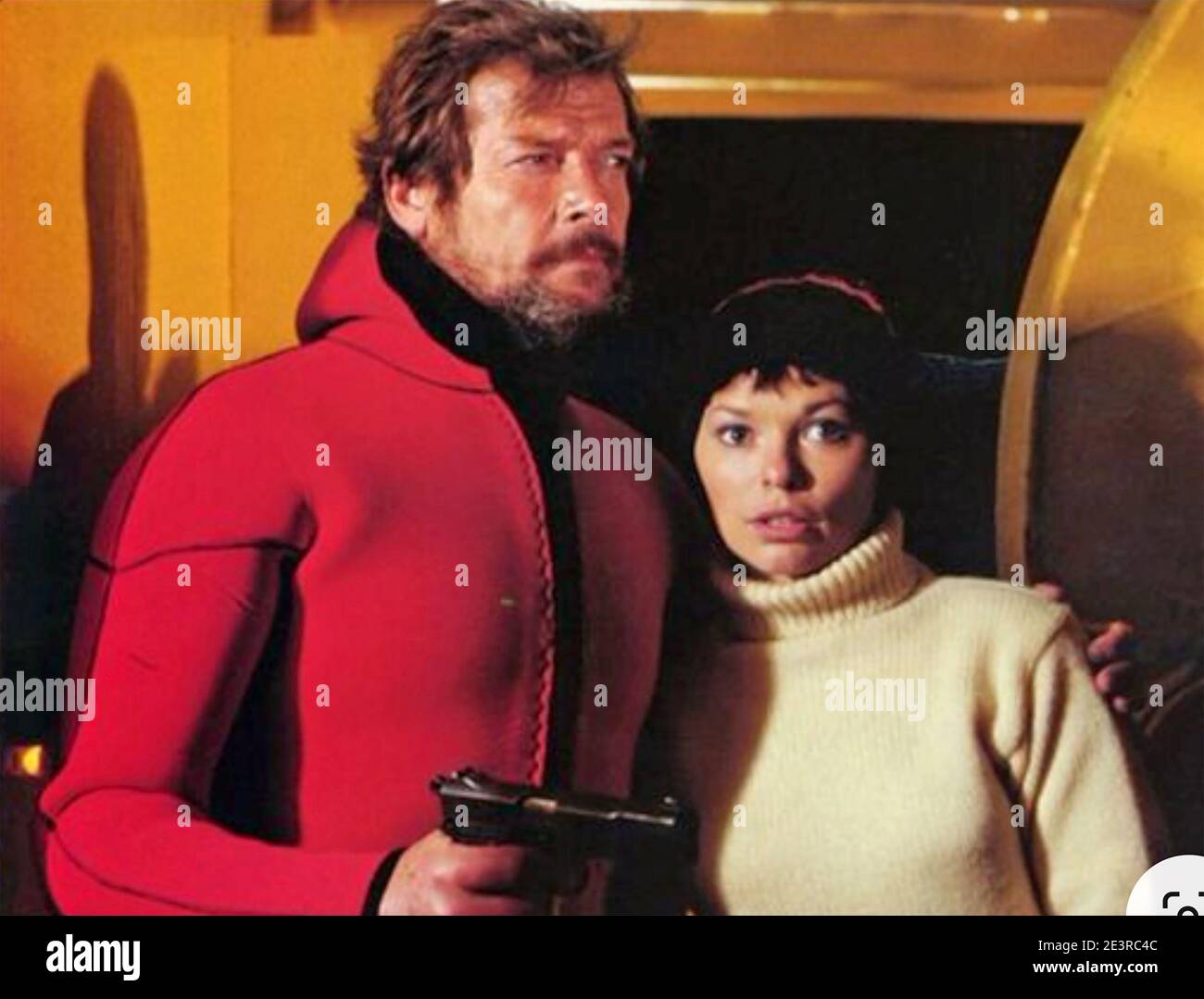 NORTH SEA HIJACK aka Assault Force aka ffolkes 1980 Universal/CIC film with Roger Moore and Lea Brodie Stock Photo