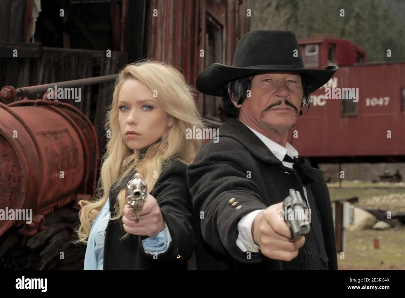 ONCE UPON A TIME IN DEADWOOD 2018 Uncork'd Entertainment film with Charles Coburn and Karin Brauns Stock Photo