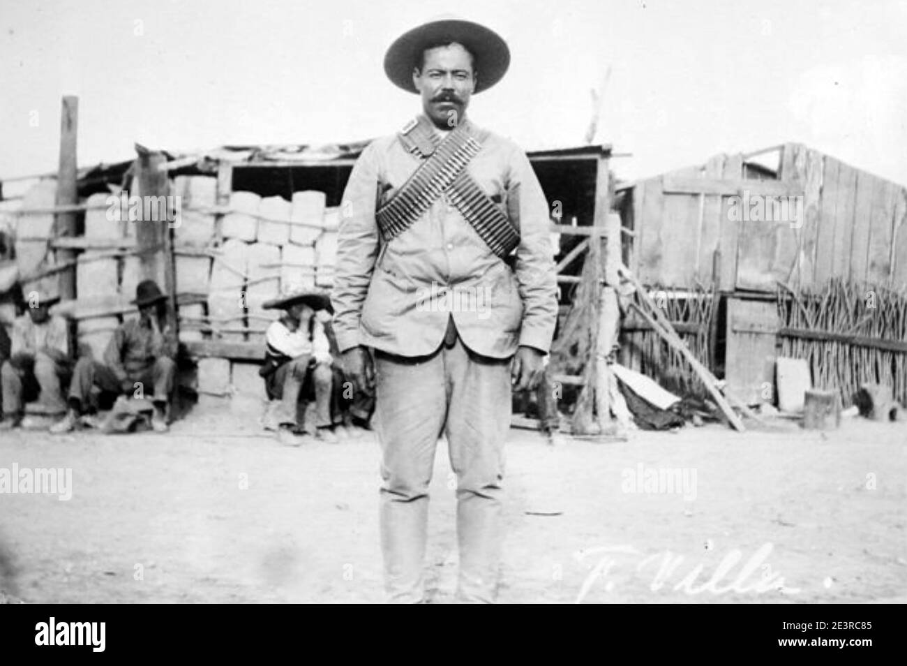 PANCHO VILLA (1878-1923) Mexican revolutionary about 1914. Stock Photo