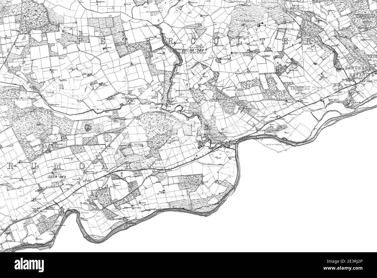 Map of Aberdeenshire OS Map name 08500, Ordnance Survey, 18681874