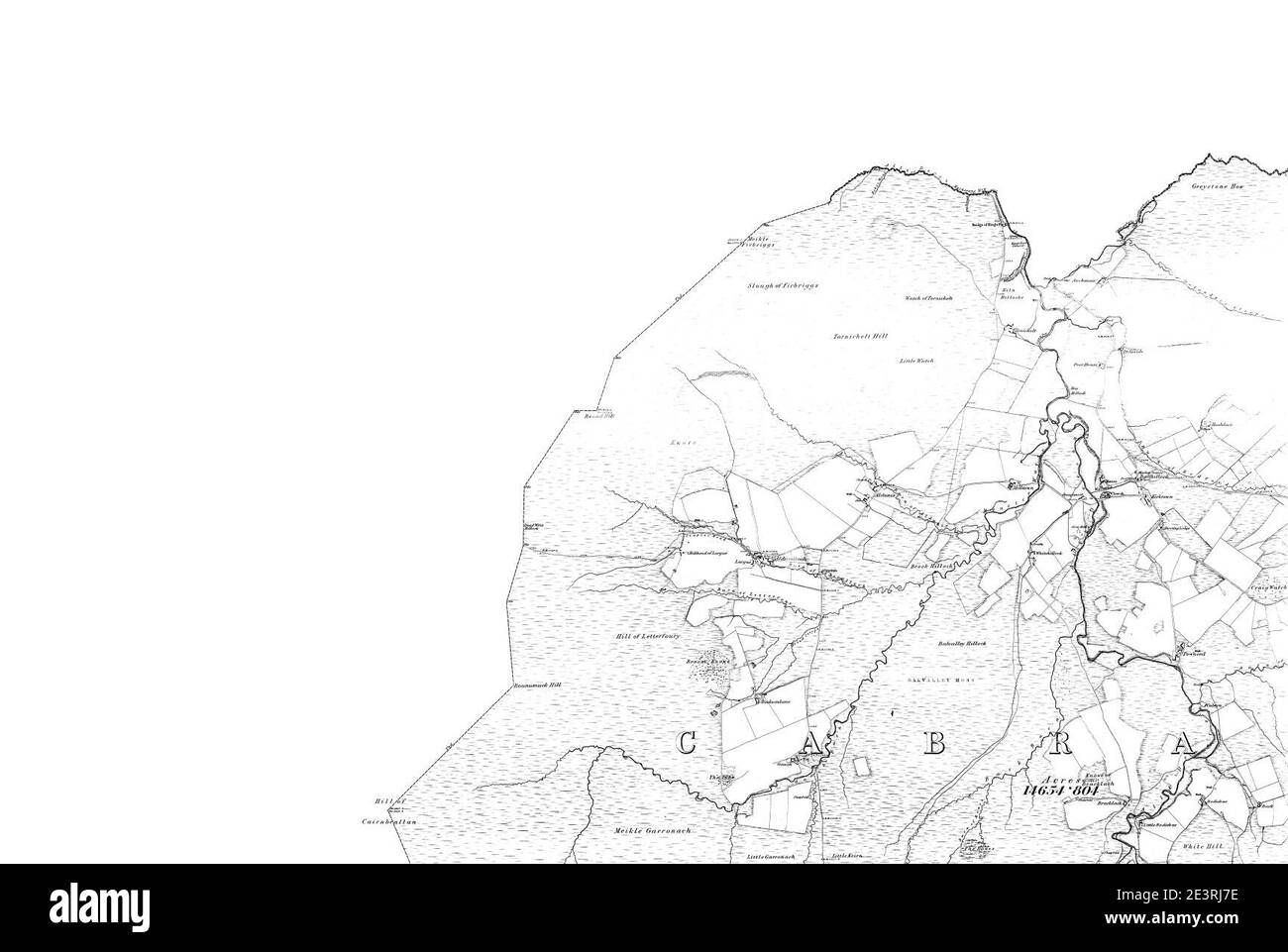 Map of Aberdeenshire OS Map name 04100, Ordnance Survey, 18681874