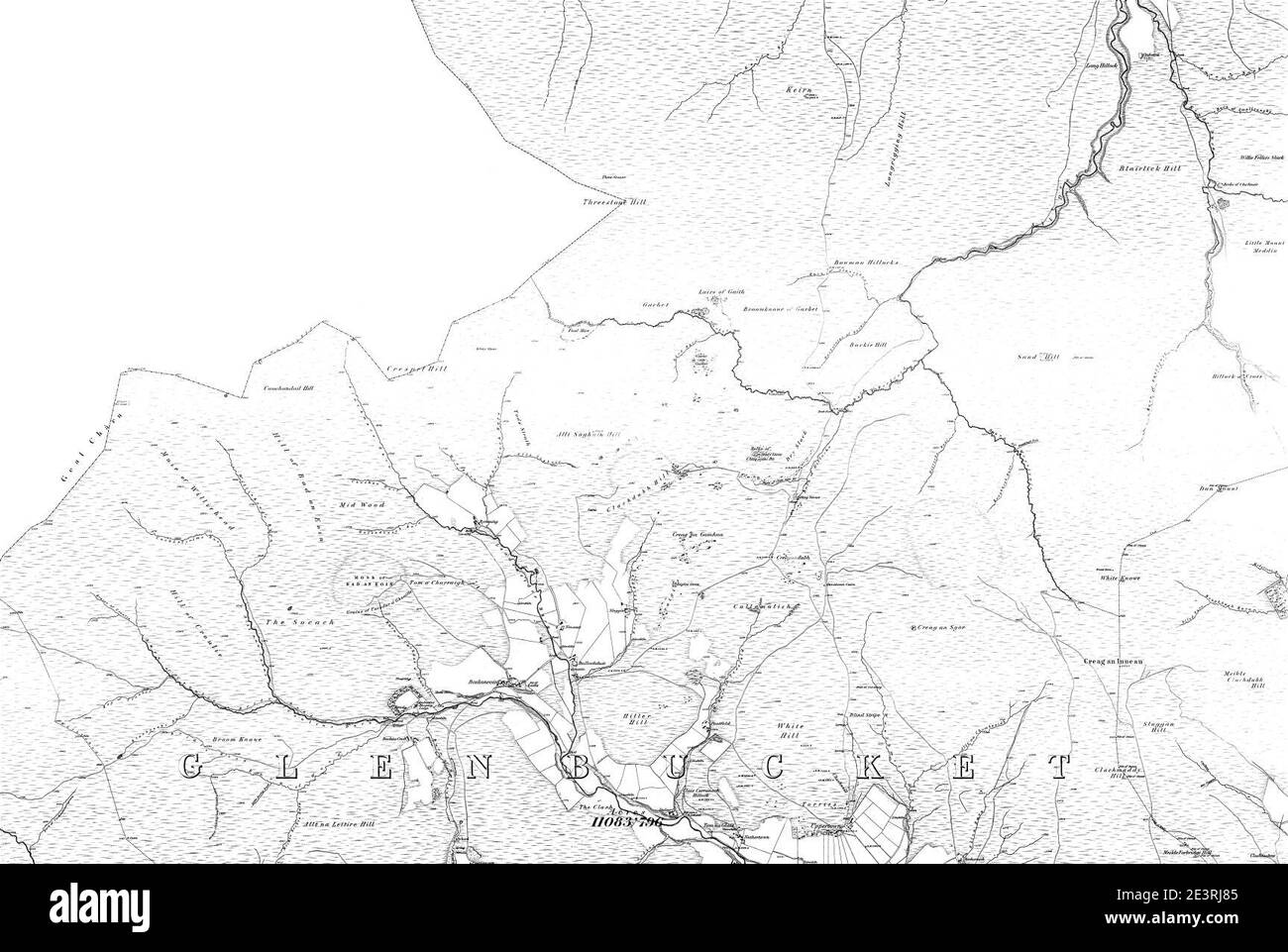 Map of Aberdeenshire OS Map name 05000, Ordnance Survey, 18681874