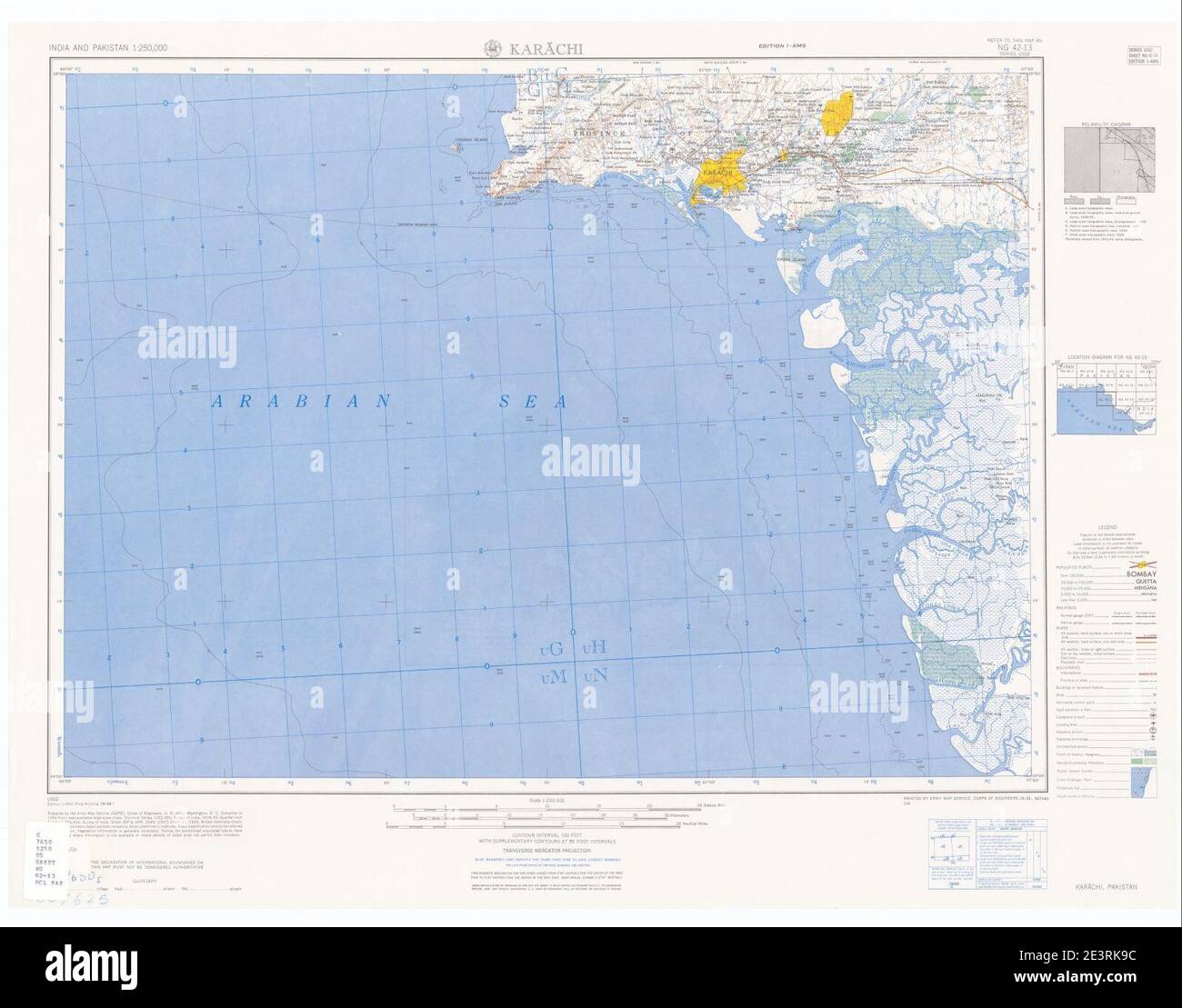 Map of karachi hi-res stock photography and images - Alamy