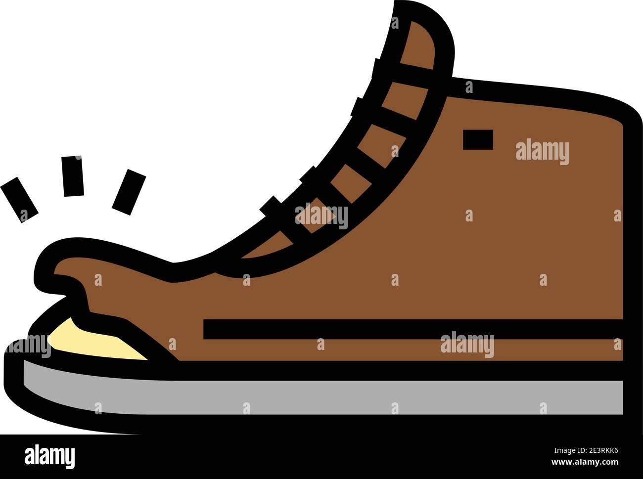 Torn shoes shop vector