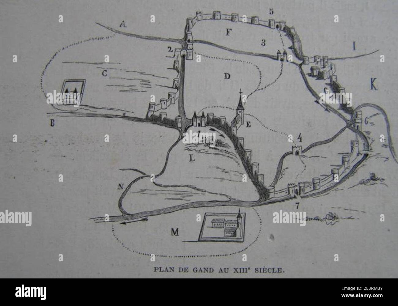 13th century map hi-res stock photography and images - Alamy