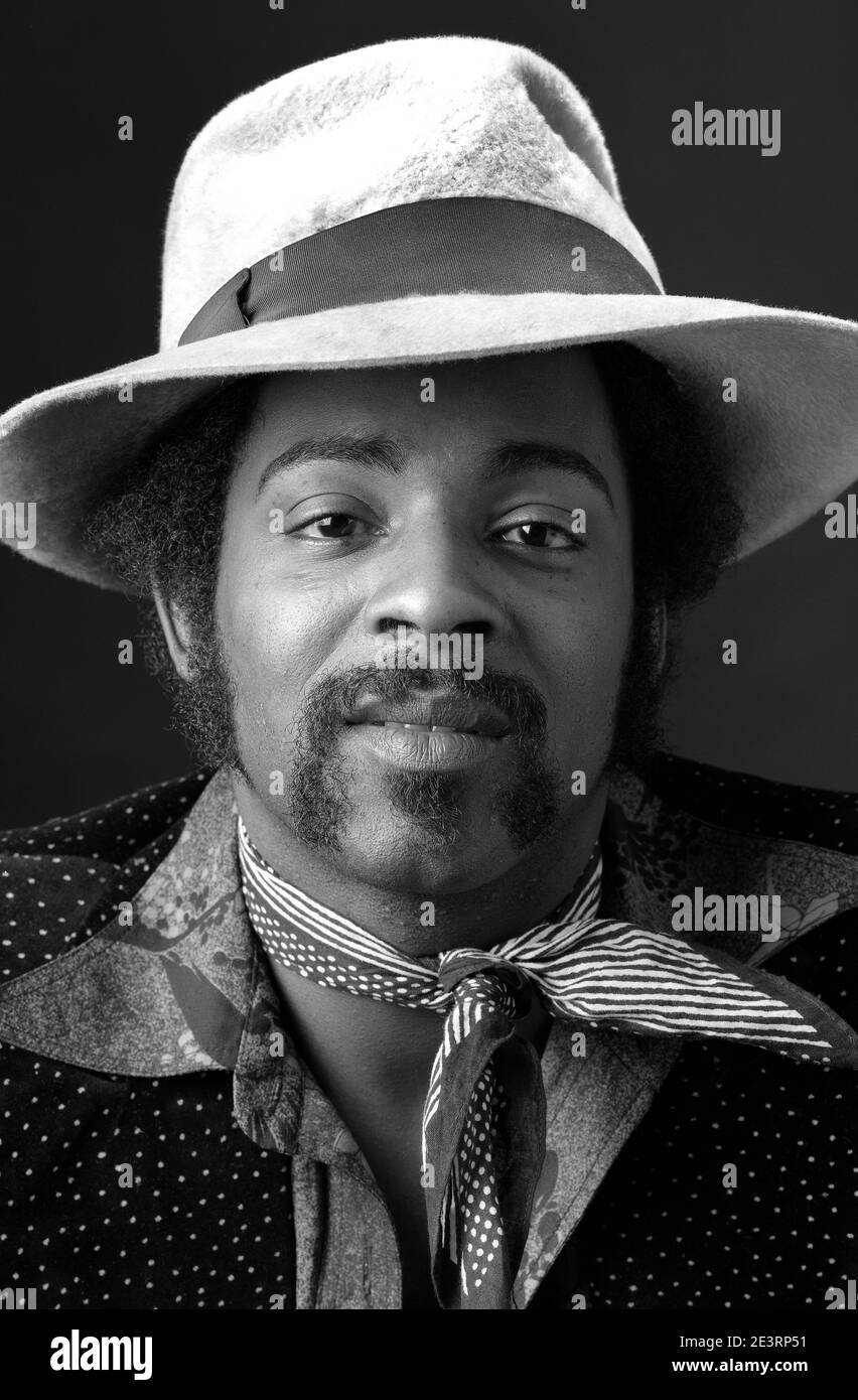 Chris Amoo of The Real Thing, London 1977 Stock Photo