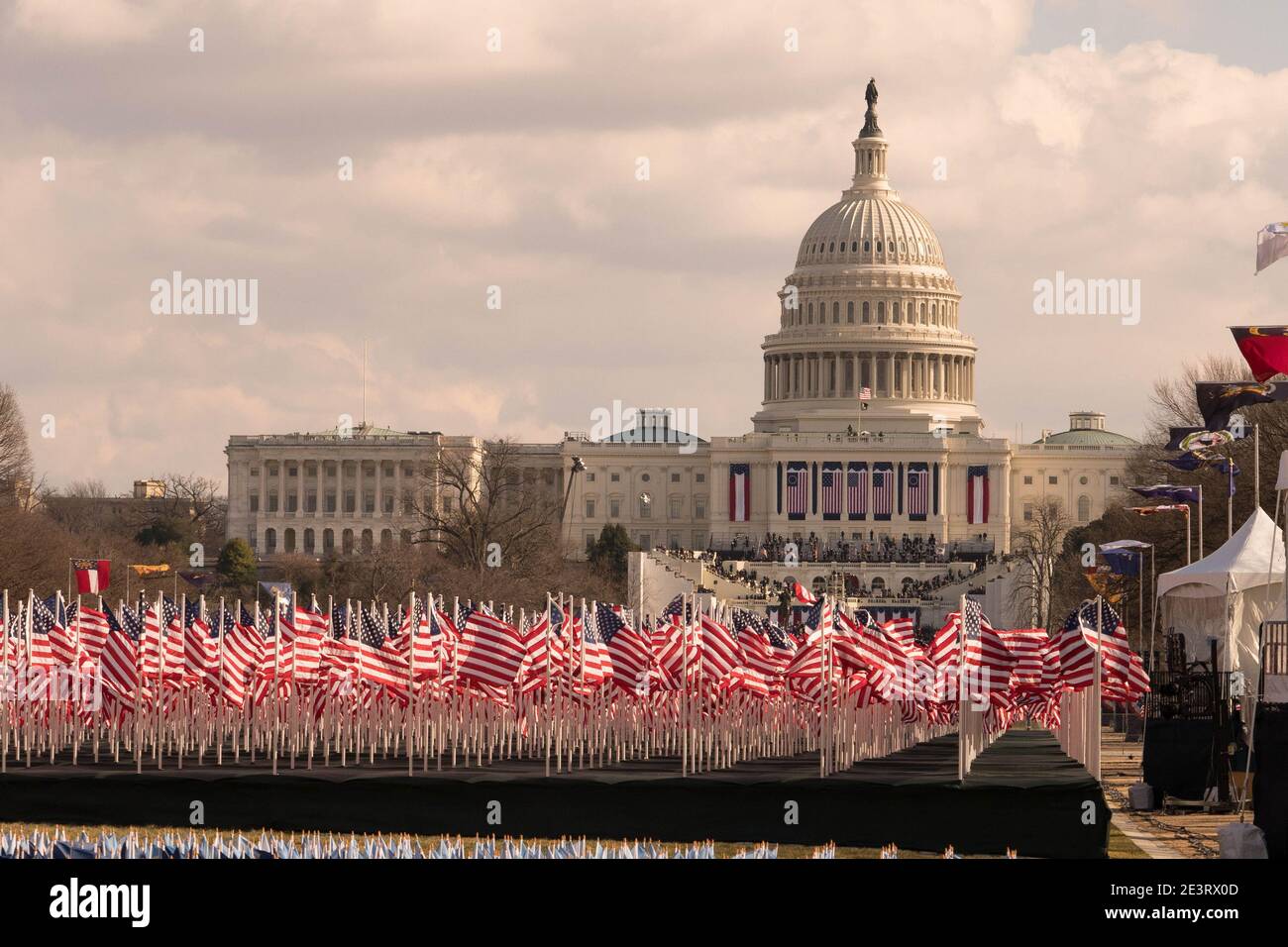 Washington, United States. 20th Jan, 2021. President Joseph Robinette Biden Jr. takes the oath of office as the 46th President of the United States at the Capitol in Washington, DC on Wednesday, January 20, 2021. Photo by Ken Cedeno/UPI Credit: UPI/Alamy Live News Stock Photo