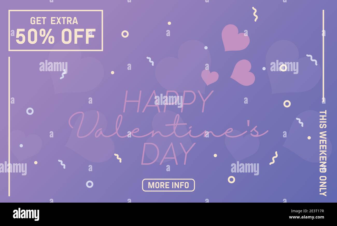 Valentines day sale background with Heart . illustration.Wallpaper.flyers, invitation, posters, brochure, banners for advertising. Stock Vector