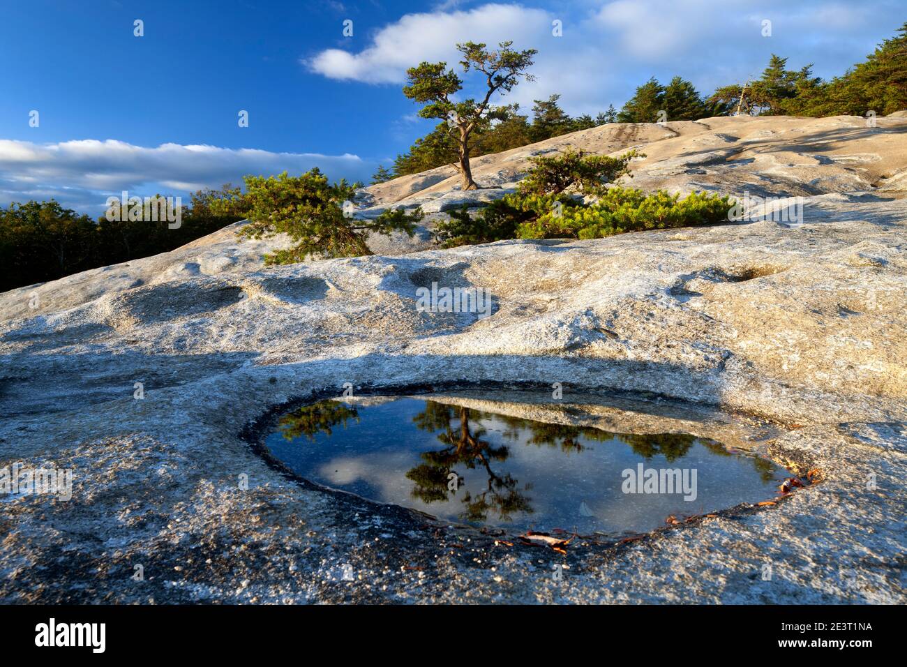 NC00378-00...NORTH CAROLINA - View from the summit of Stone Mountain in Stone Mountain State Park. Stock Photo