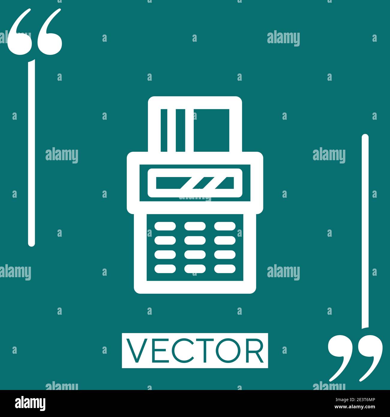 payment method vector icon Linear icon. Editable stroke line Stock ...