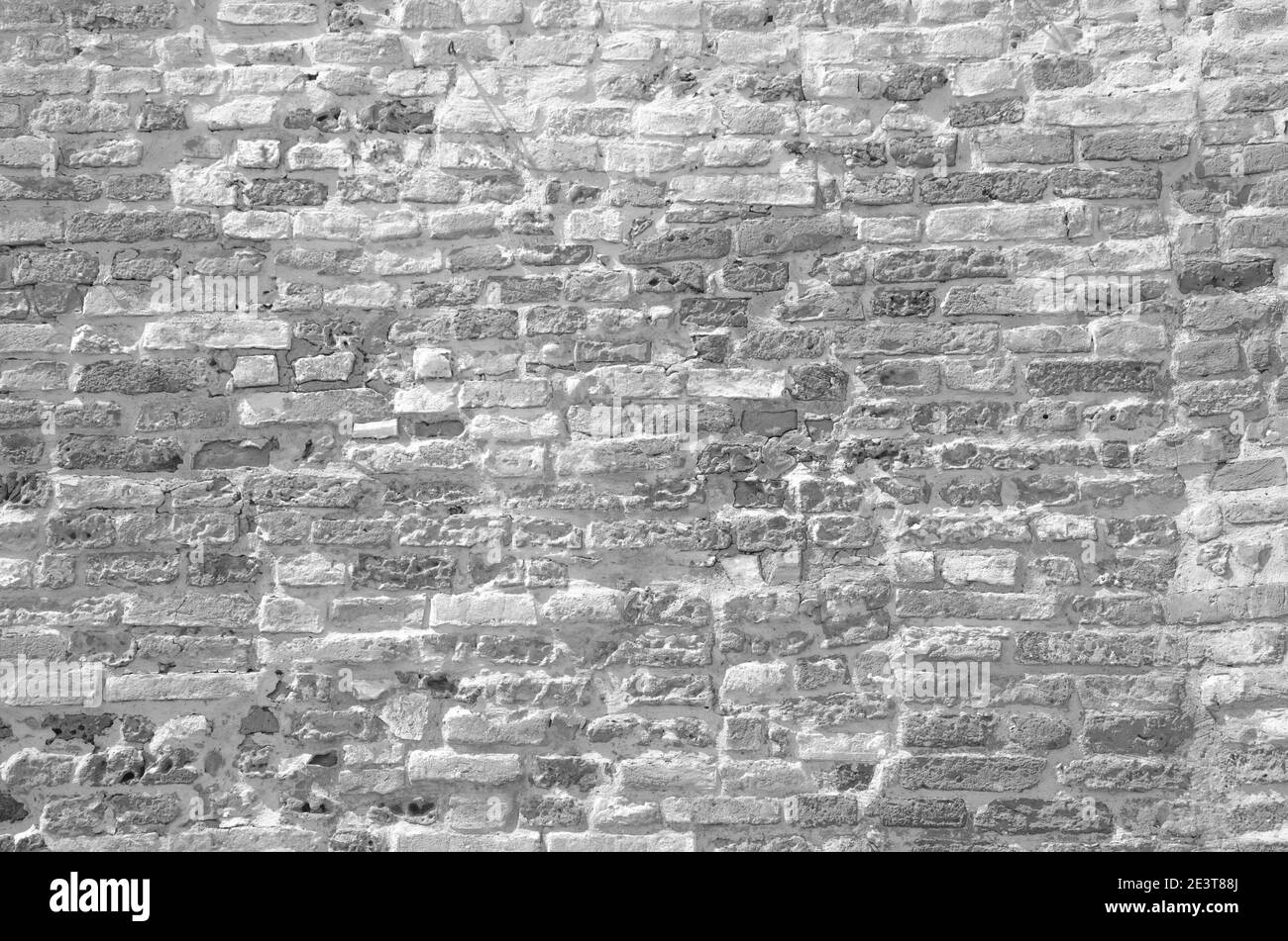 Brick wall texture black and white background. High quality photo Stock ...