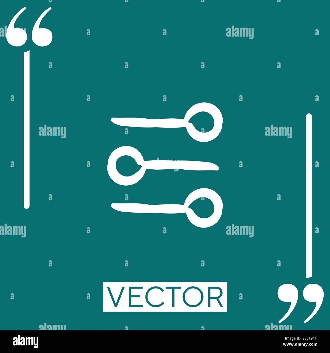 levels vector icon Linear icon. Editable stroke line Stock Vector