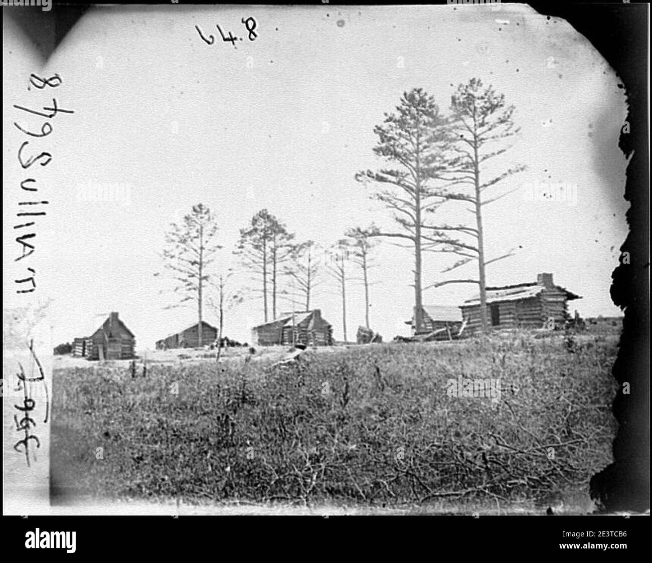 Manassas, Va. Confederate winter quarters Stock Photo