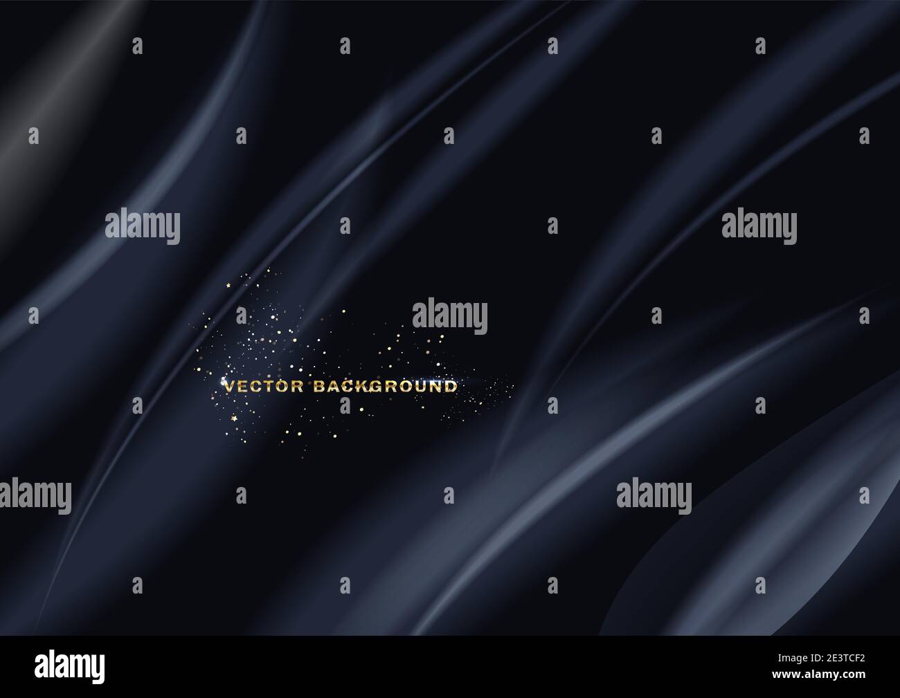 Black background with line curve design. Vector illustration Stock ...