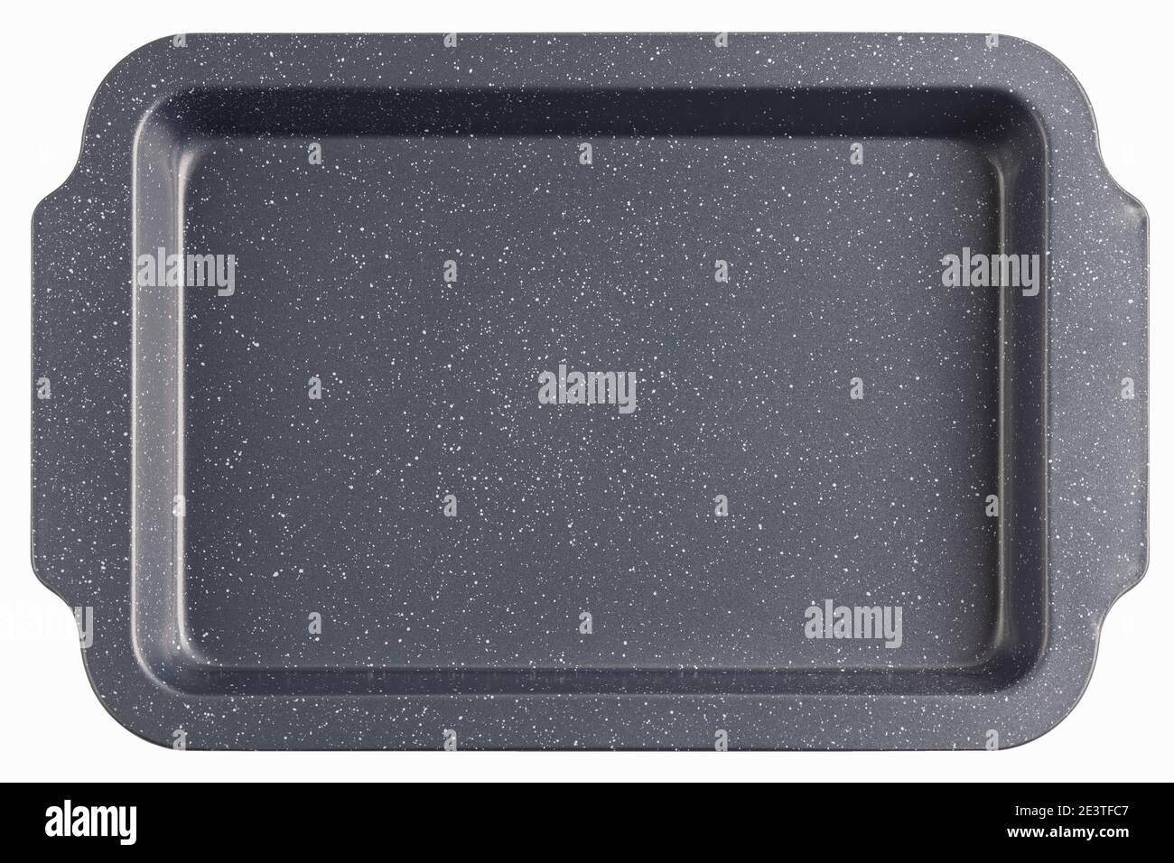 cheap thin oventray isolated on white background, new and empty Stock