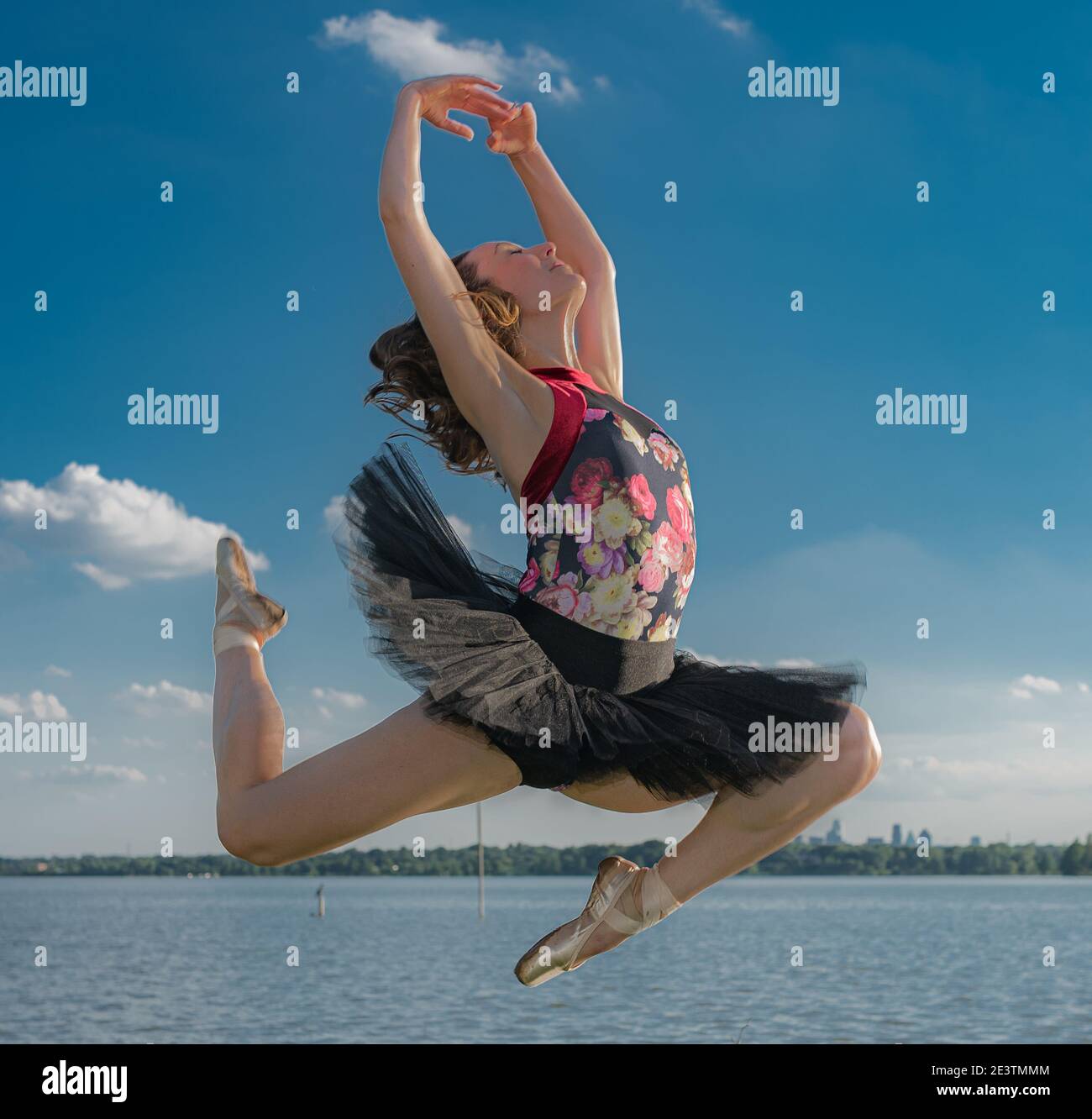 Jumping ballerina