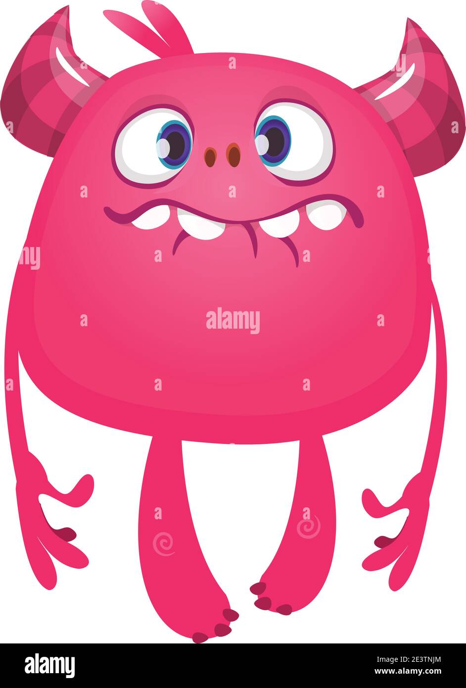 Funny cartoon alien. Vector illustration of cute alien character Stock  Vector Image & Art - Alamy