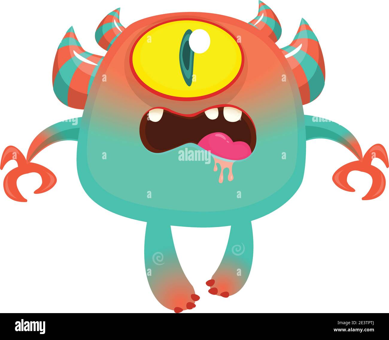 Funny cartoon monster with one eye. Vector illustration of cute monster cyclops Stock Vector Image & Art - Alamy Funny cartoon monster with one eye. Vector illustration of cute monster cyclops Stock Vector Image & Art - Alamy