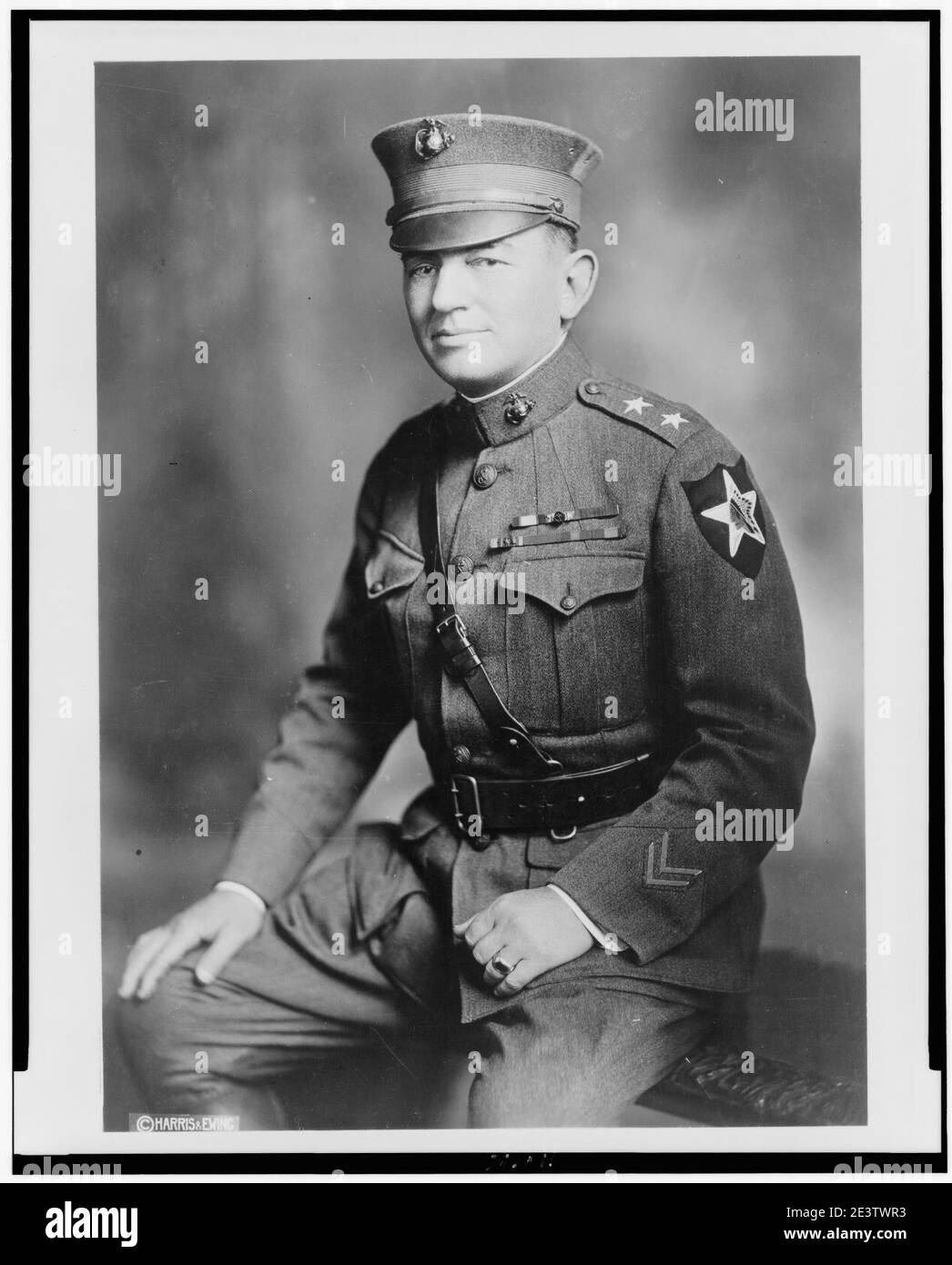 Maj. Gen. John A. LeJeune, threequarter length portrait, seated