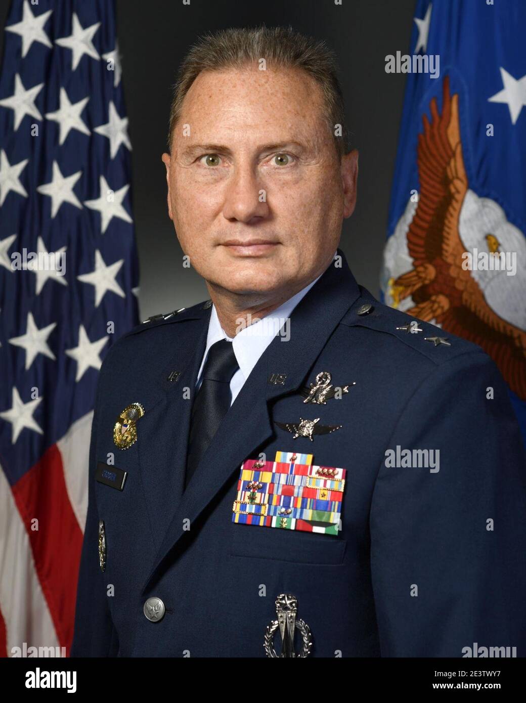 Maj. Gen. Clinton E. Crosier. Stock Photo