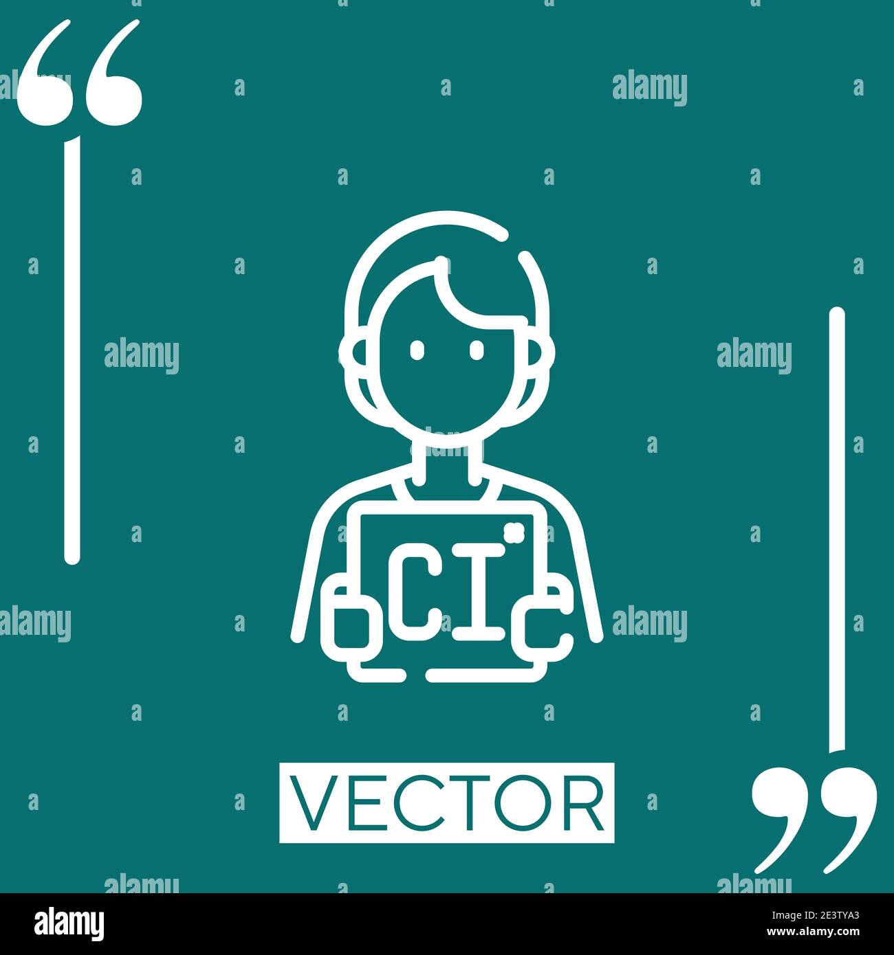no racism vector icon Linear icon. Editable stroke line Stock Vector