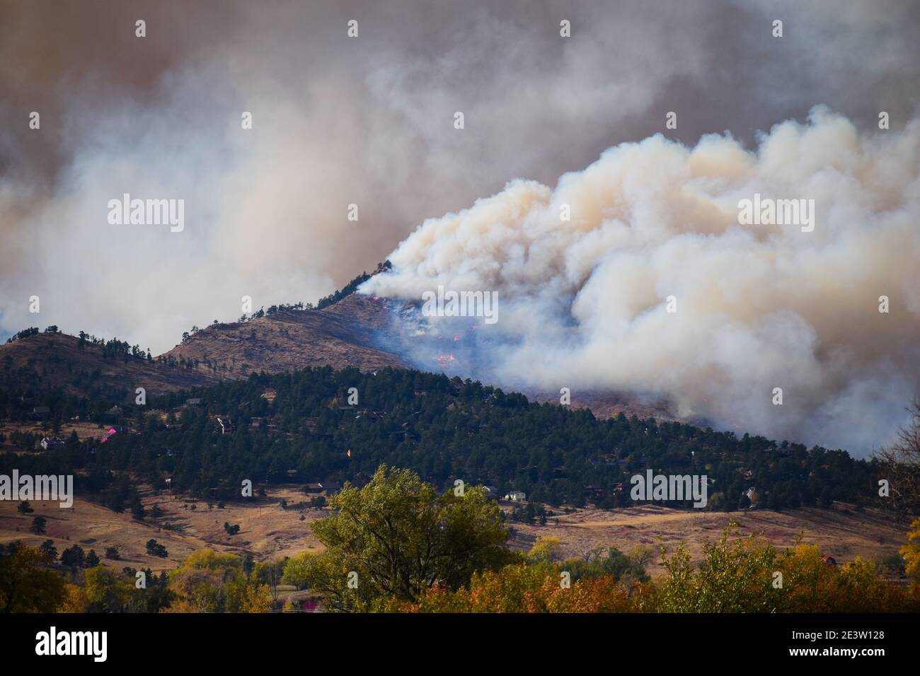 From the Colorado fires in 2020. Stock Photo
