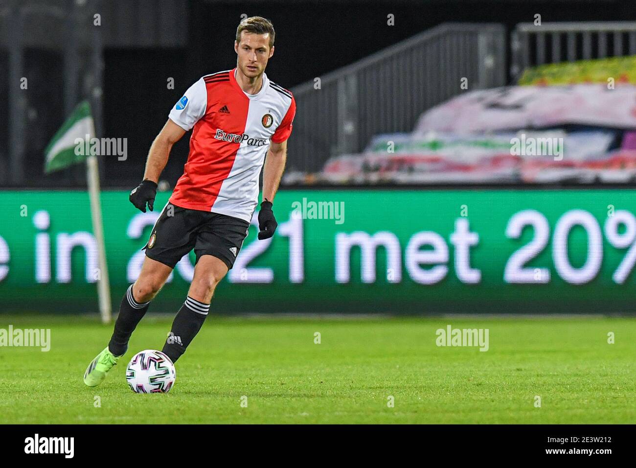 ROTTERDAM, NETHERLANDS - 20: Uros Spajic of Feyenoord during the Dutch KNVB Cup match between Feyenoord and Heracles Almelo at De Kuip on Janu Stock Photo - Alamy