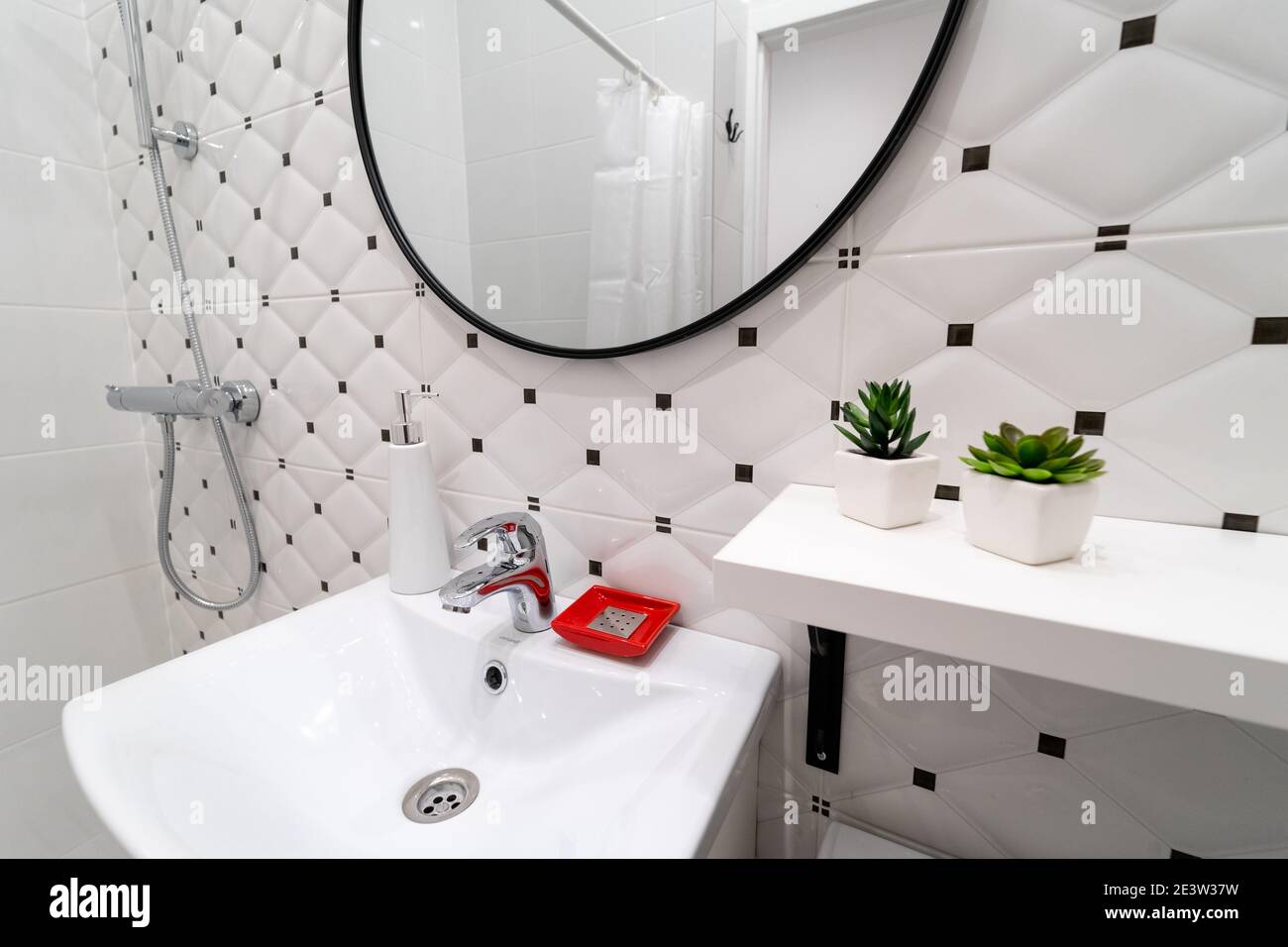 Tiles Above Sink High Resolution Stock Photography And Images Alamy