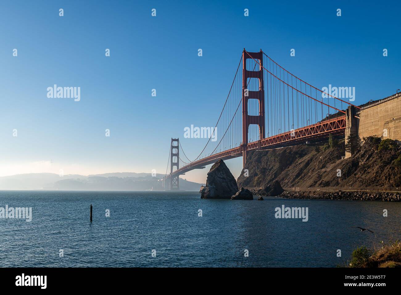 The Golden Gate Bridge as seen from Fort Baker Stock Photo - Alamy