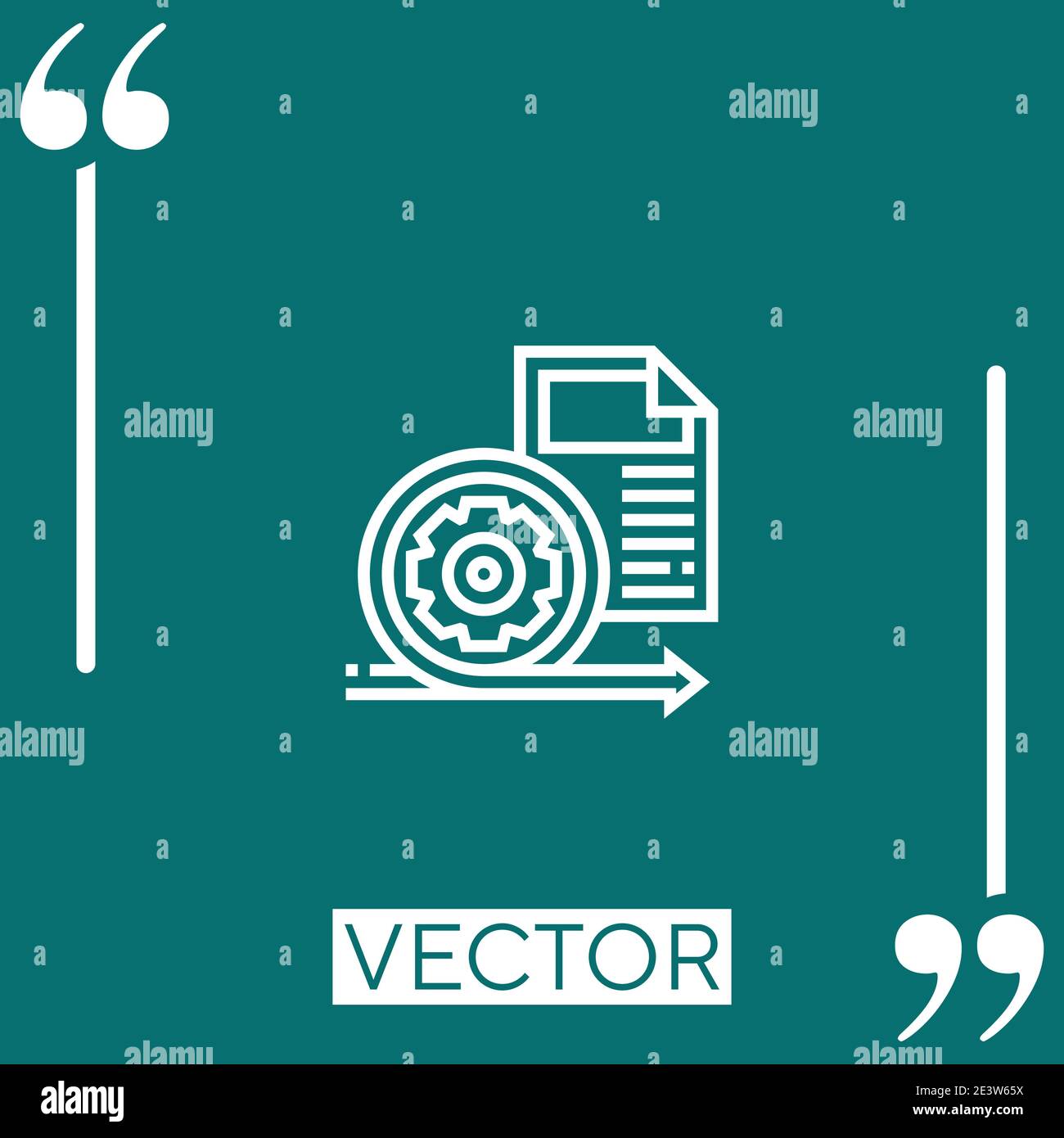 scrum vector icon Linear icon. Editable stroked line Stock Vector