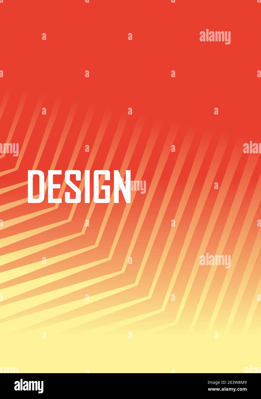 Abstract orange and yellow striped background design, Art and wallpaper