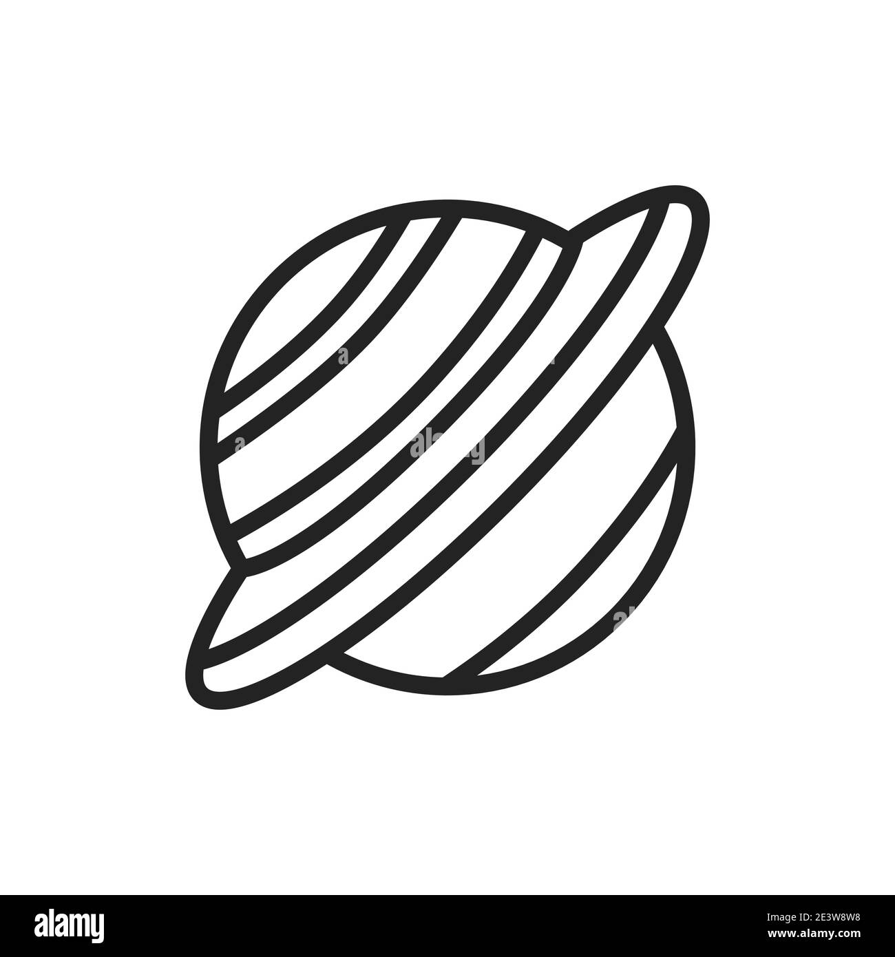 Hazelnut paste color line icon. Isolated vector element. Stock Vector