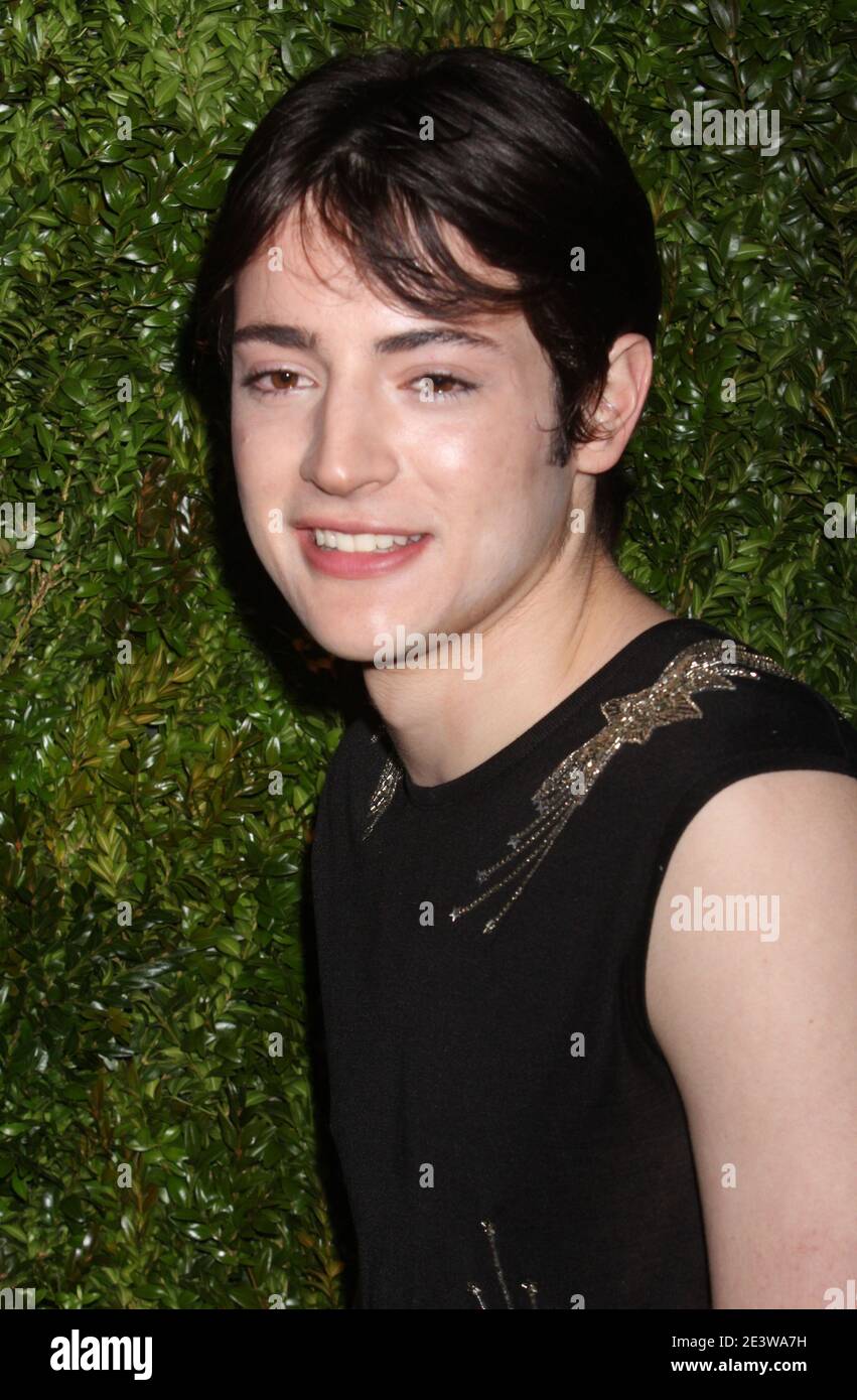 Harry Brant, son of Stephanie Seymour and Peter M. Brant attends the tenth annual CHANEL Tribeca Film Festival Artist Dinner at Balthazar Restaurant in New York City on April 20, 2015.  Photo Credit: Henry McGee/MediaPunch Stock Photo
